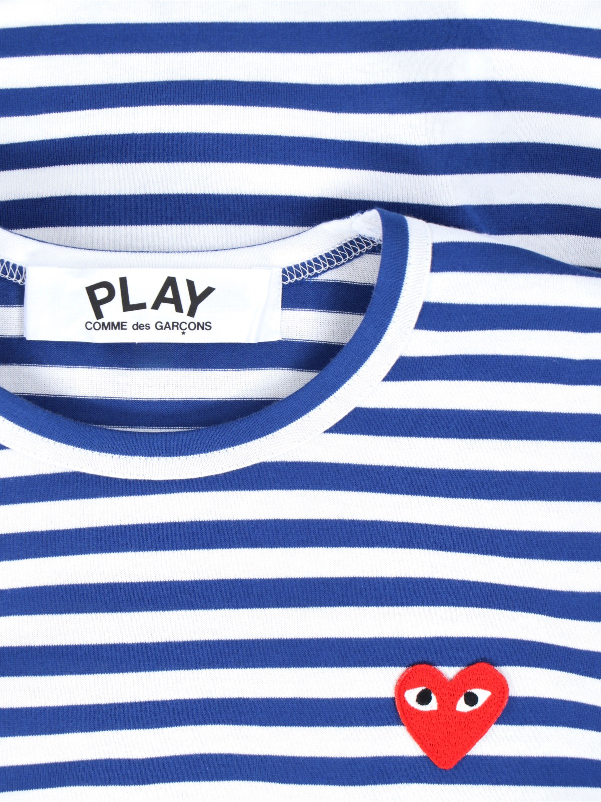 プレイ コムデギャルソン PLAY STRIPED T-SHIRT【G】. Comme Des Garçons Play Striped T-shirt | Black | FARFETCH JO