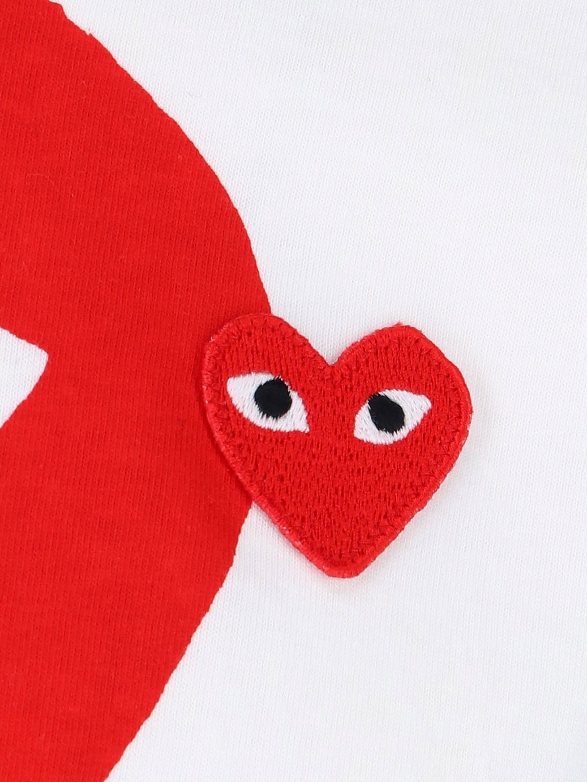 Comme des garcons play Double logo t-shirt available on