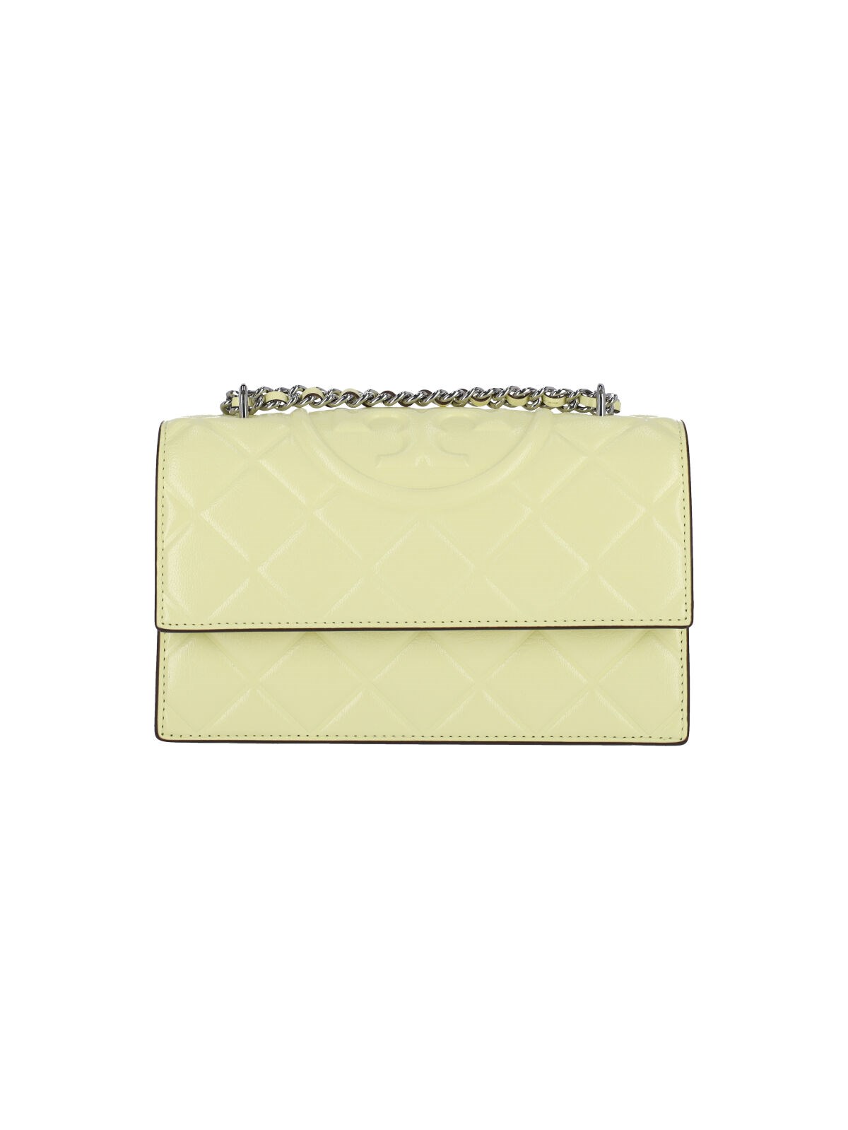 Tory Burch 'fleming' Small Shoulder Bag In Yellow