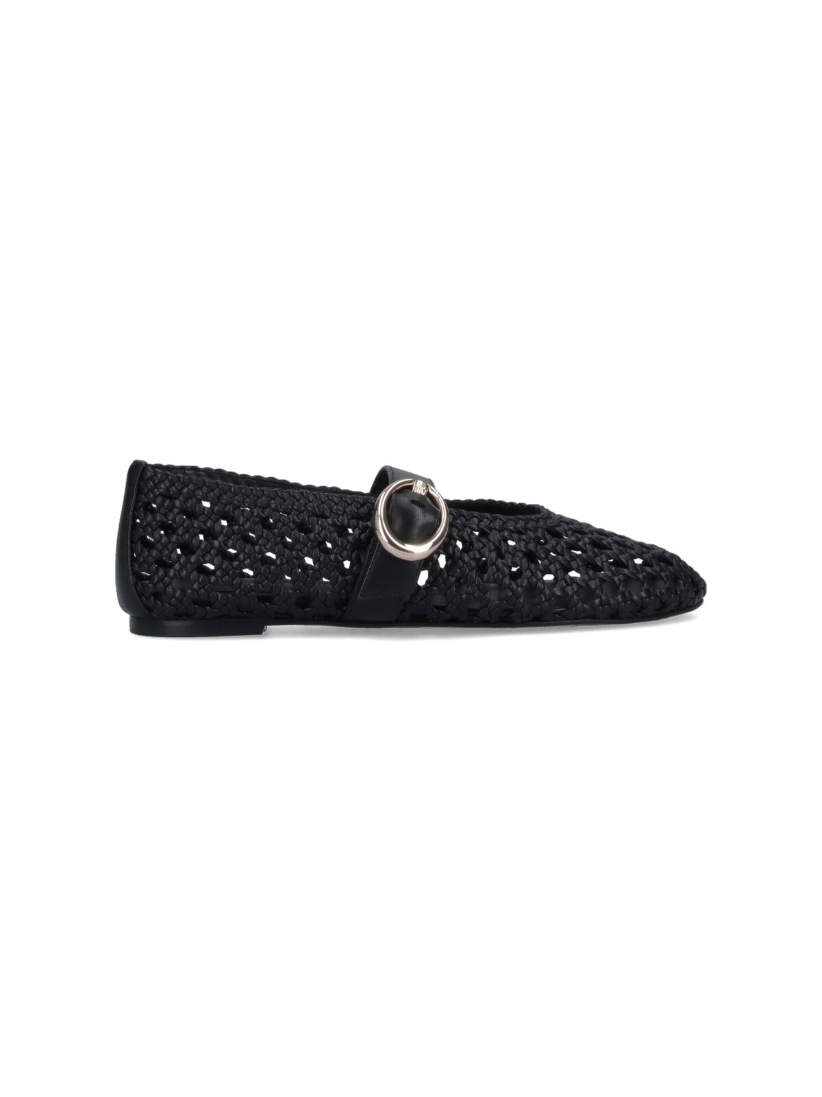 Shop Stuart Weitzman Ballerinas Mary Jane "thea" In Black