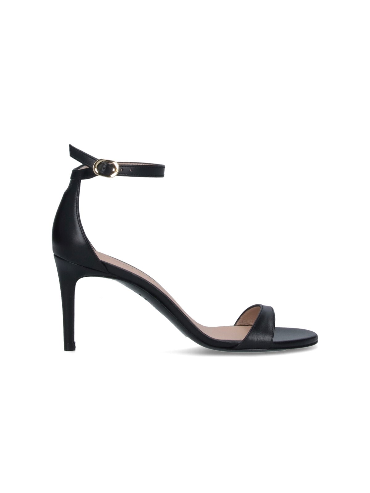 Shop Stuart Weitzman Sandals "nudist Ii 75" In Black