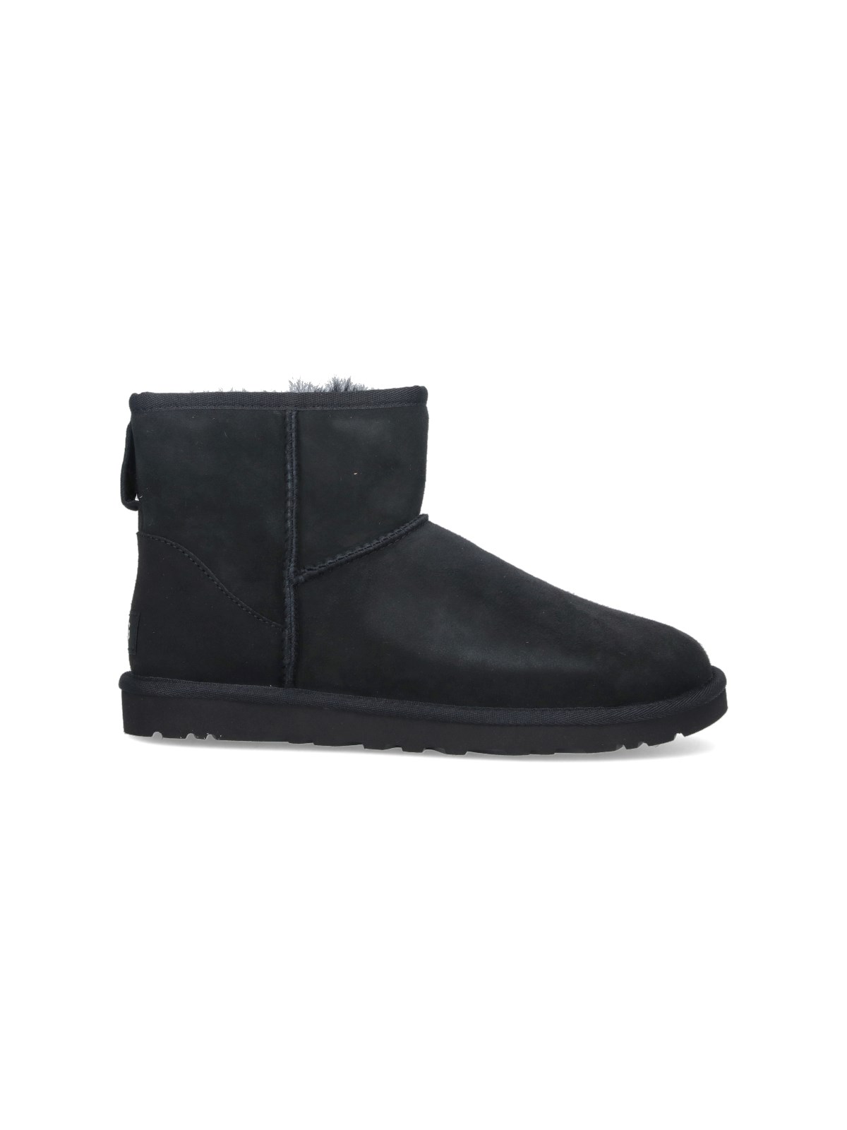 Ugg Mini Classic Ankle Boots In Black