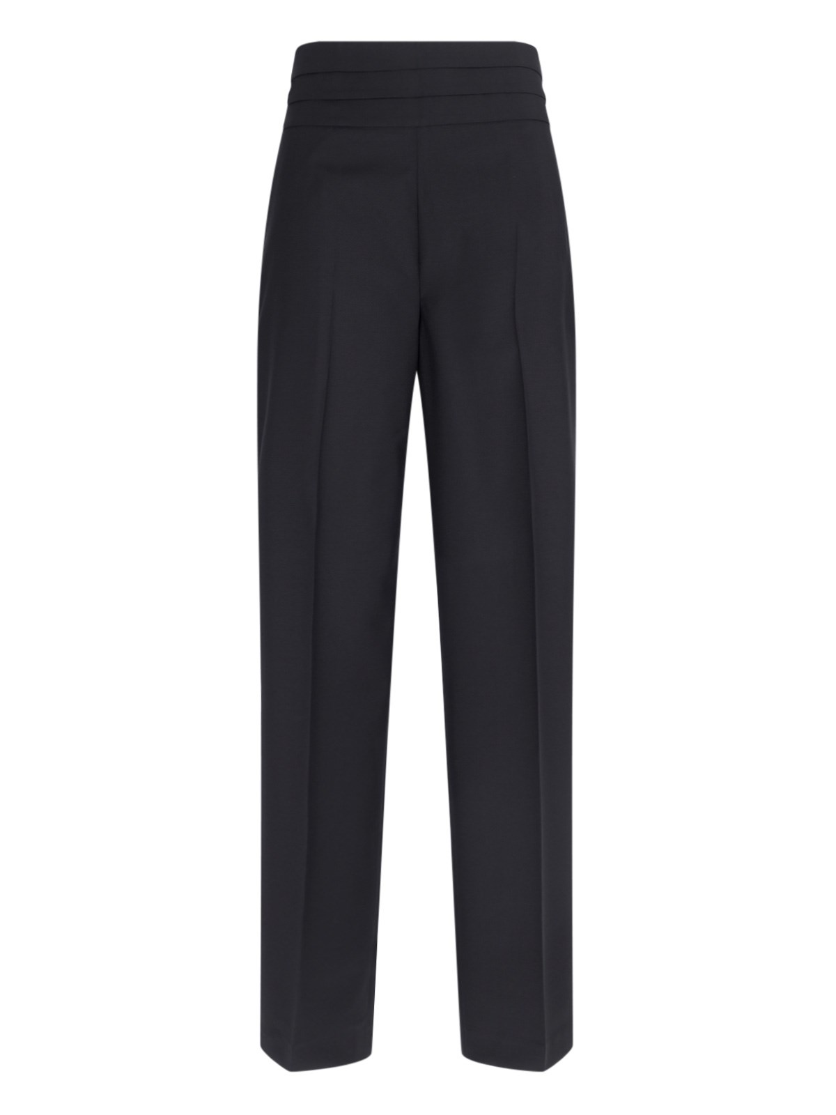 Rohe Róhe Black Acetate Blend Trousers In Black