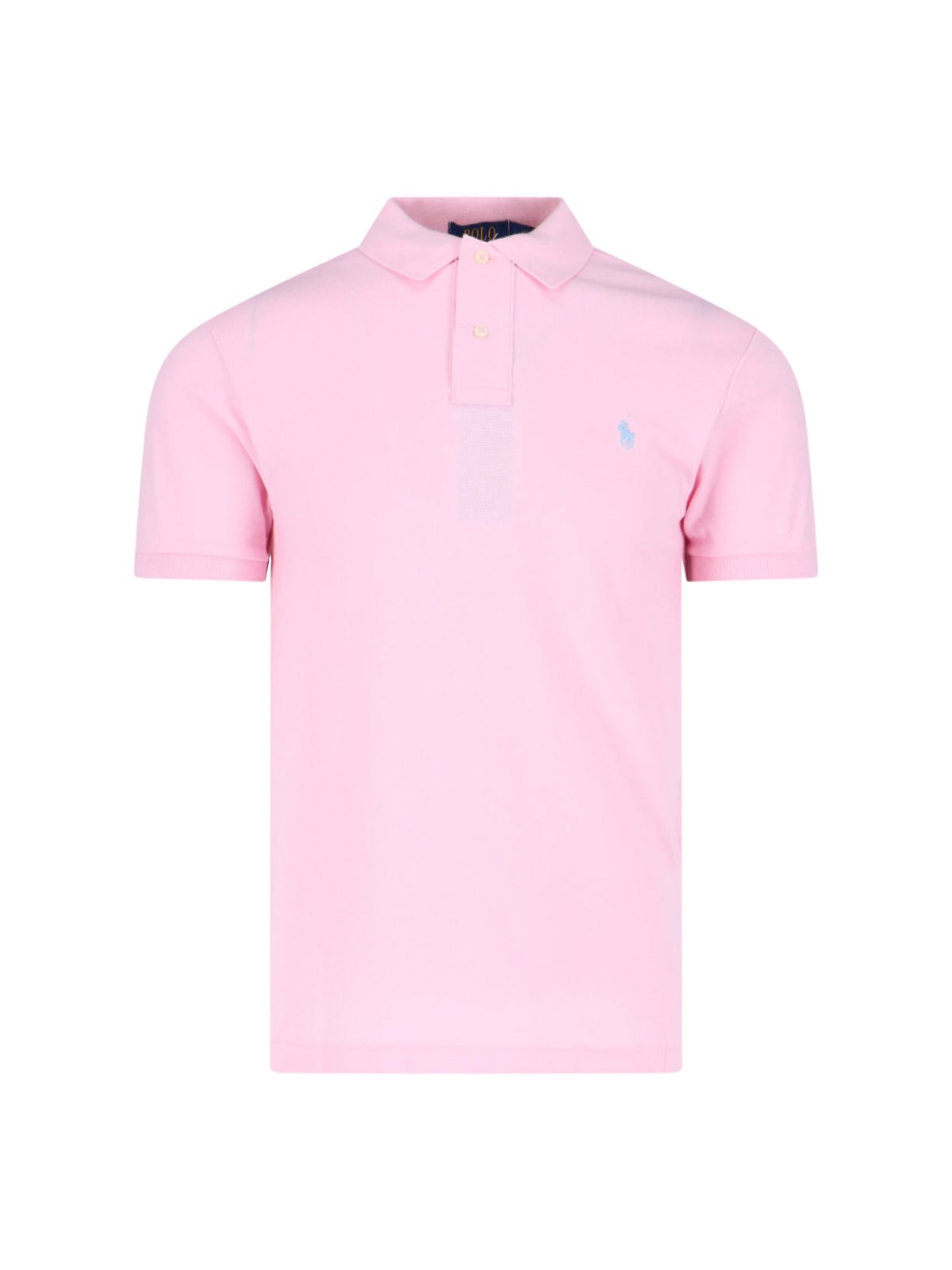 Polo Ralph Lauren Logo-embroidered Polo T-shirt In Pink