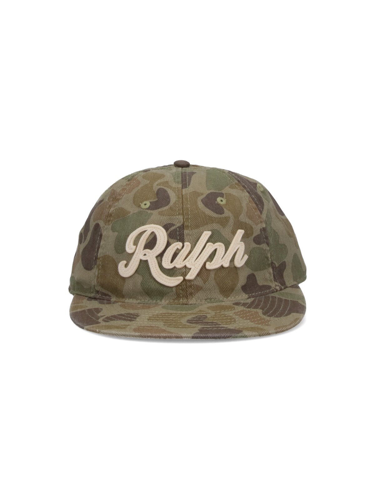 Polo Ralph Lauren Curved Brim Camouflage Pattern Hats In Green