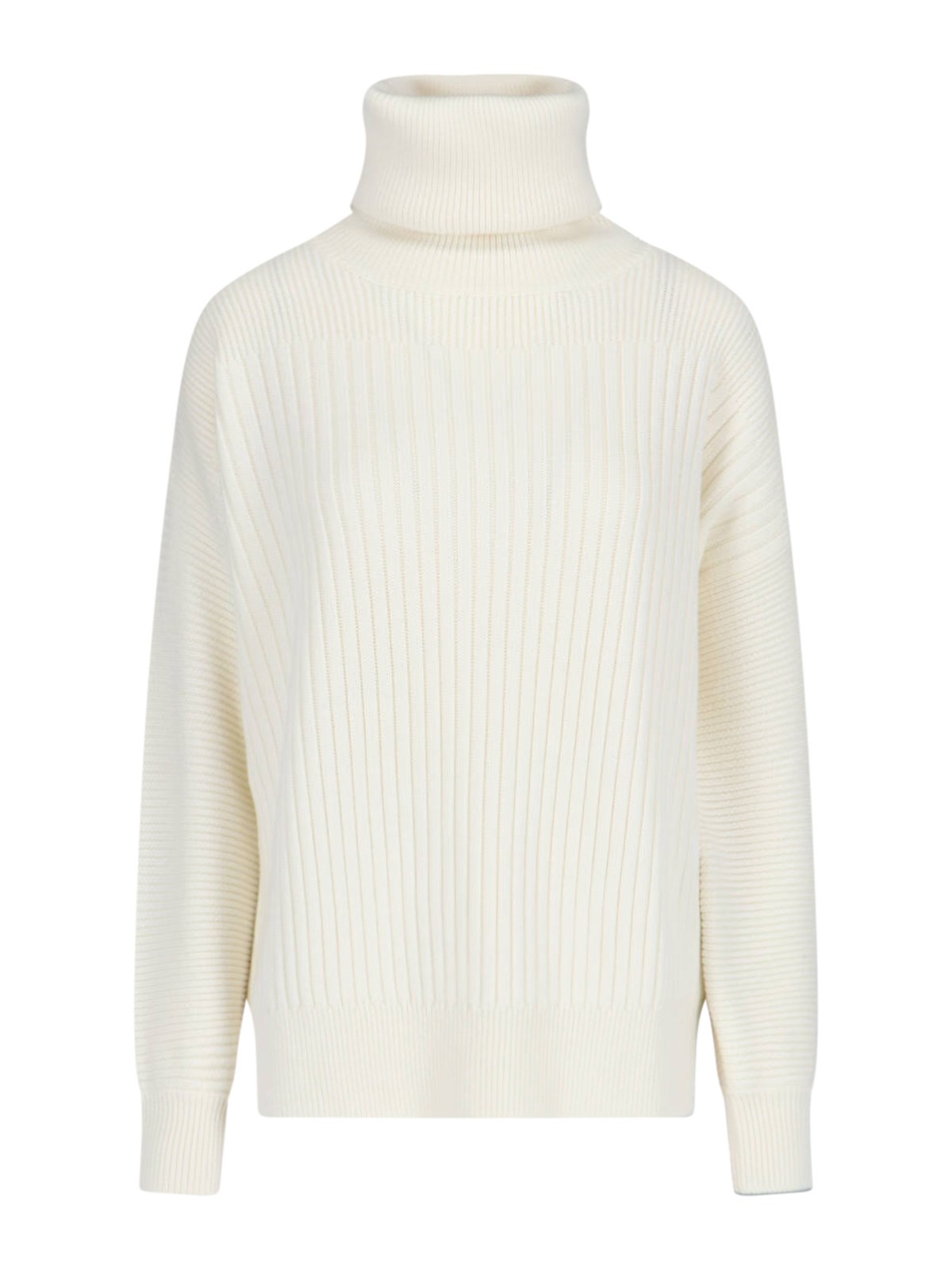 Moncler Genius Maglione A Collo Alto In Collaborazione Con Willow Smith In White