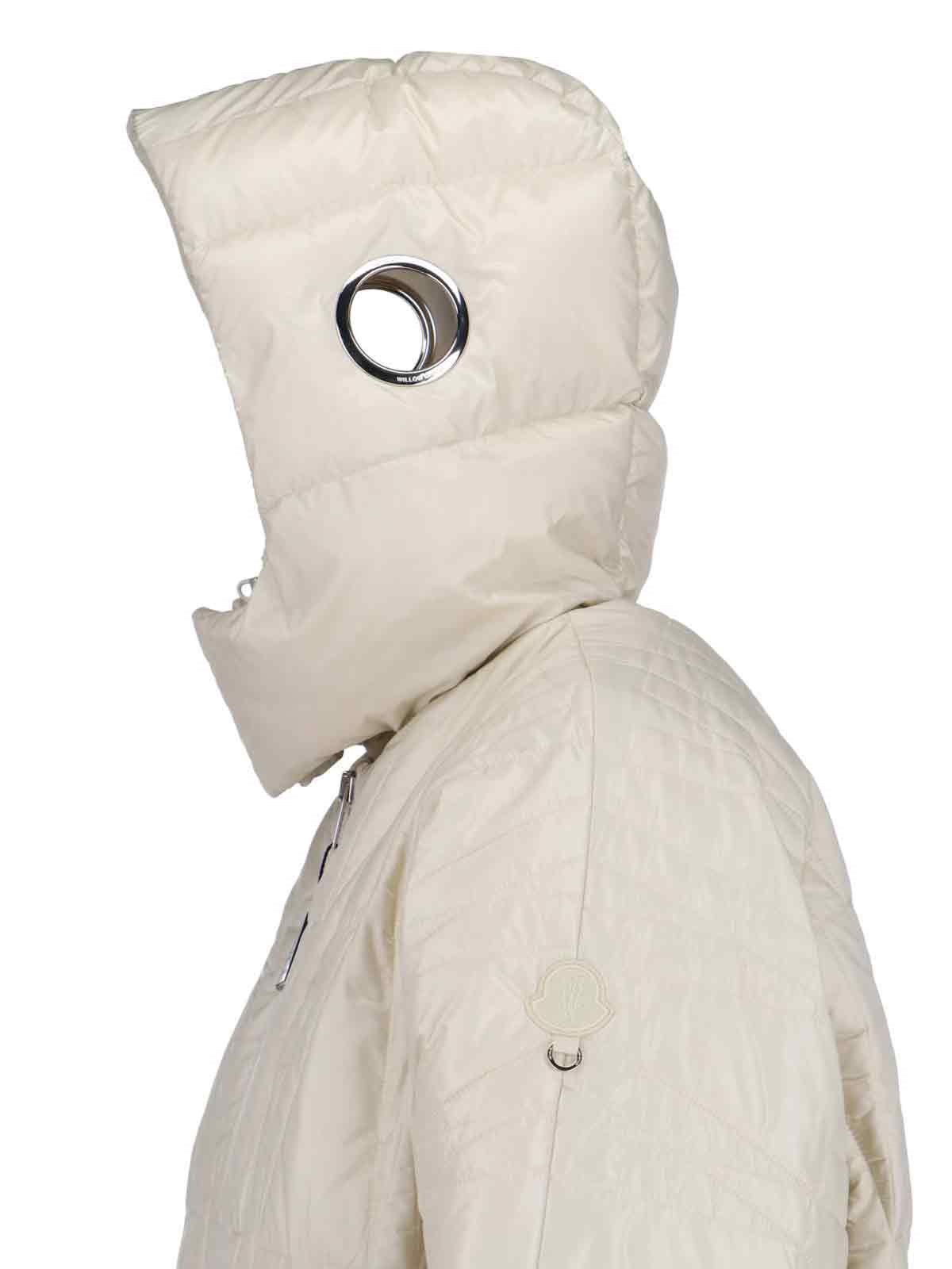 アウターその他 MONCLER GENIUS x Willow Smith 'Haissa' down jacket White Moncler Genius X Willow Smith Haissa Jacket in Cream | FWRD