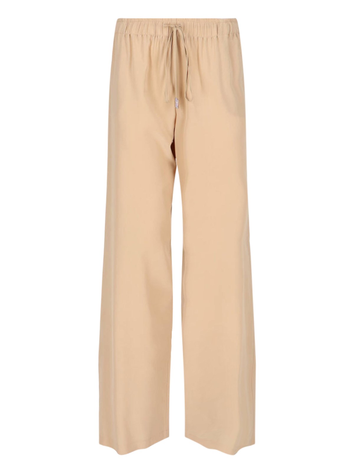 Ermanno Scervino Elastic Waist Casual Pants In Beige