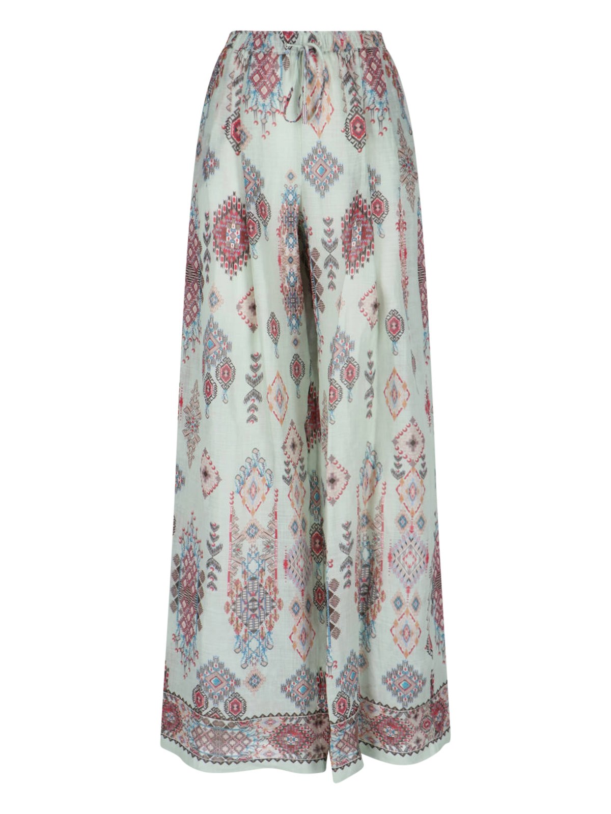 Ermanno Scervino Elastic Waist Casual Pants In Green