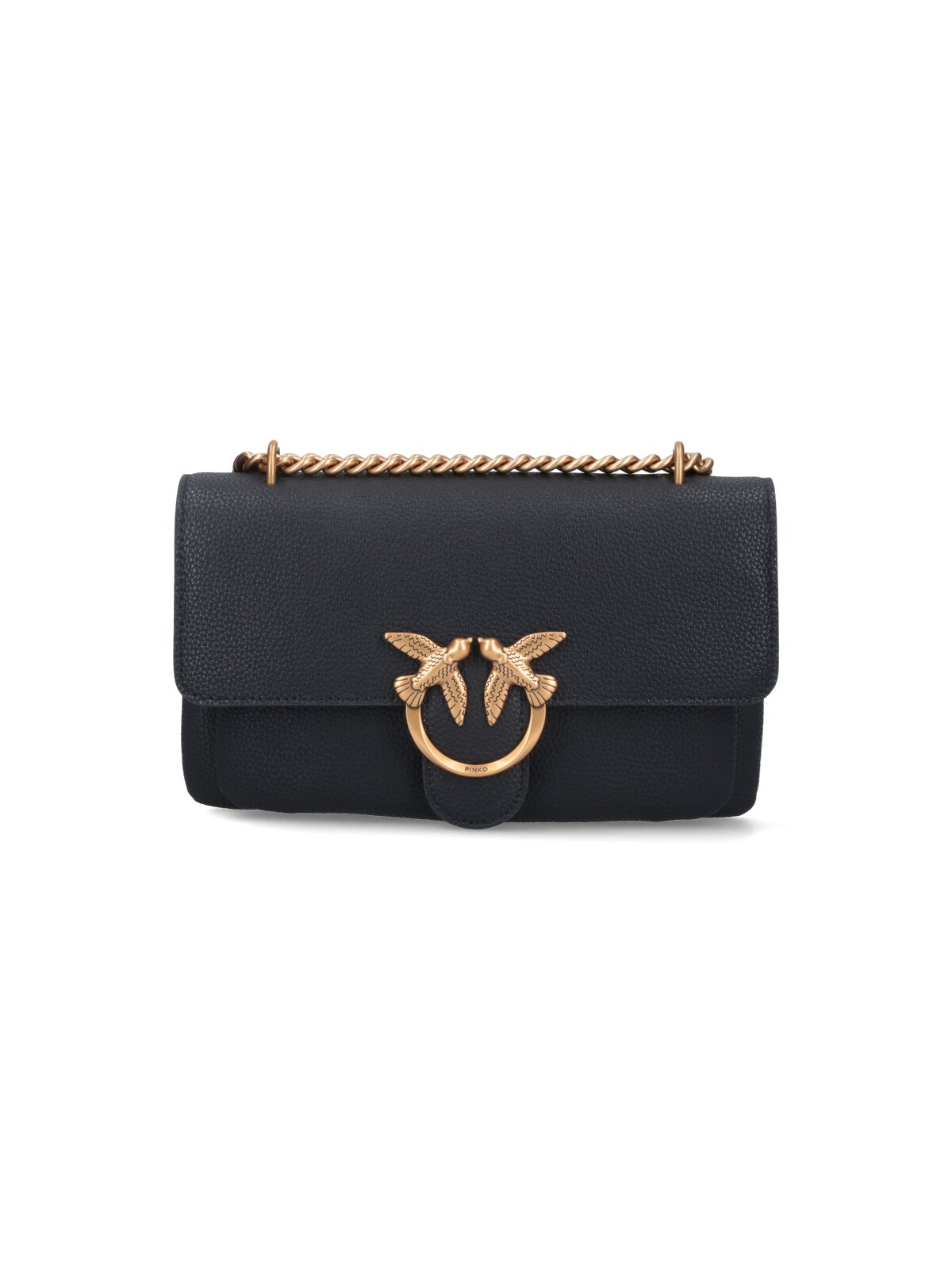 Pinko "love One Soft" Mini Bag In Black