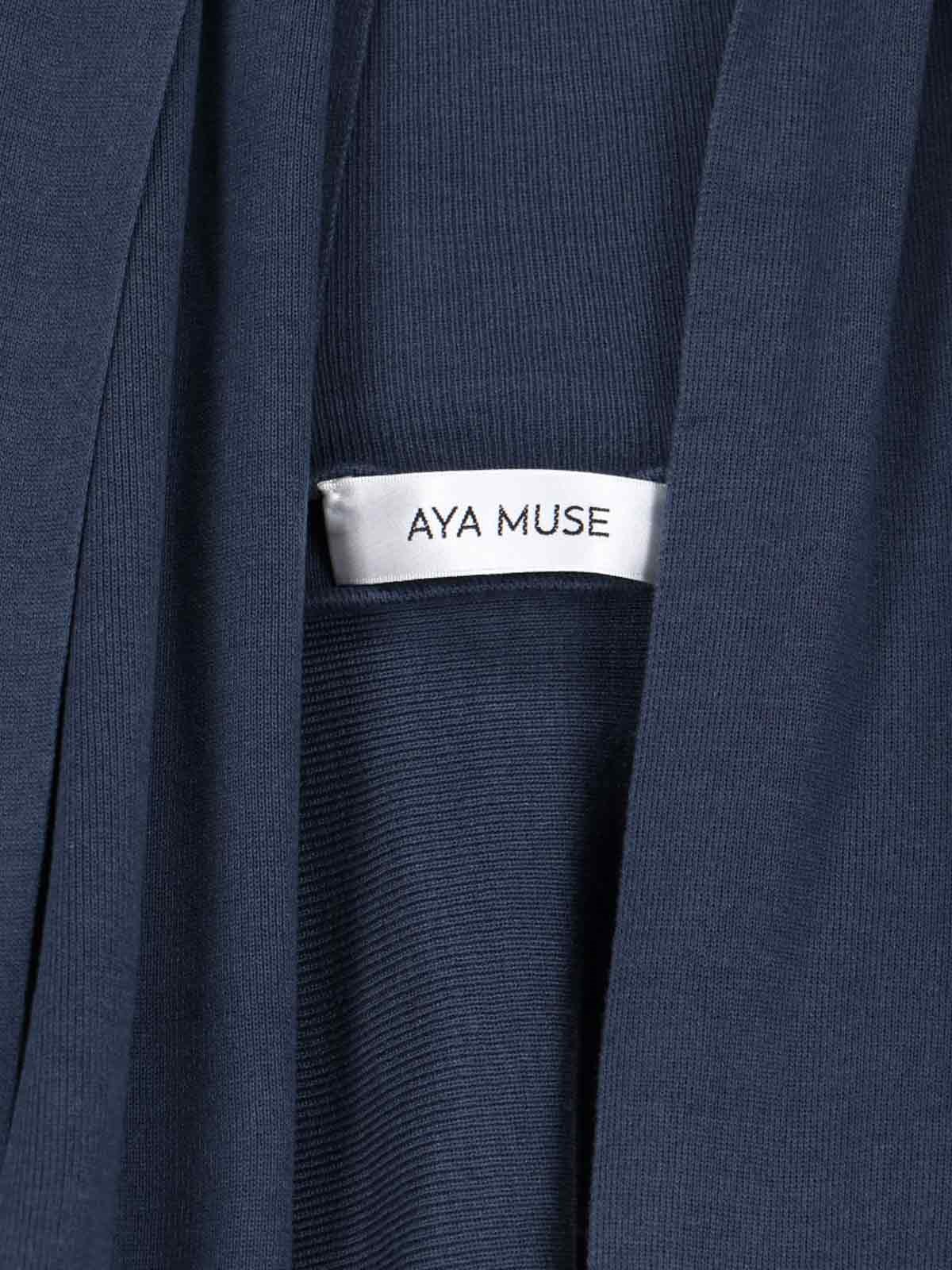aya muse blue mini dress AYA MUSE