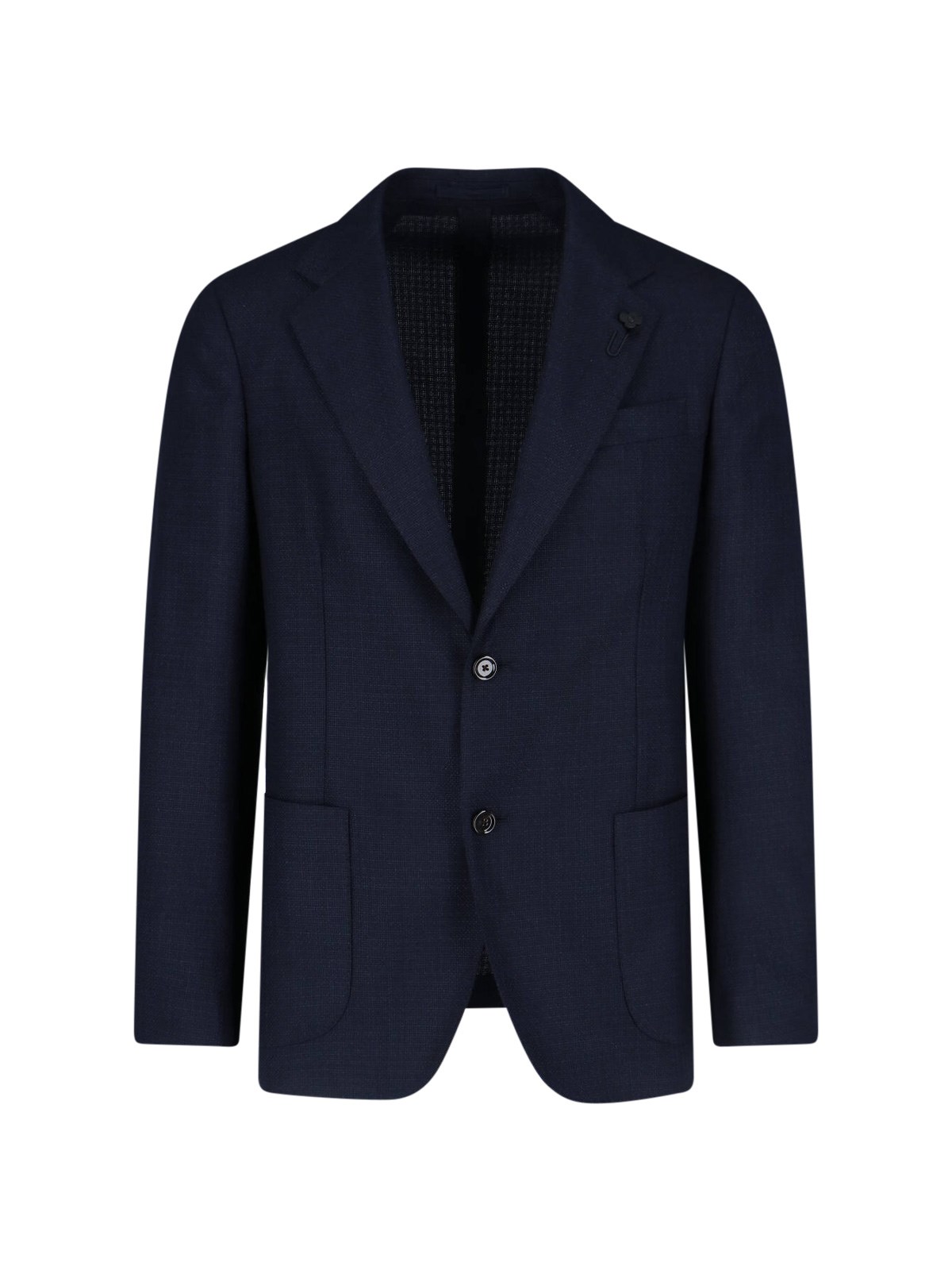 Lardini Single-breasted Blazer In Blue