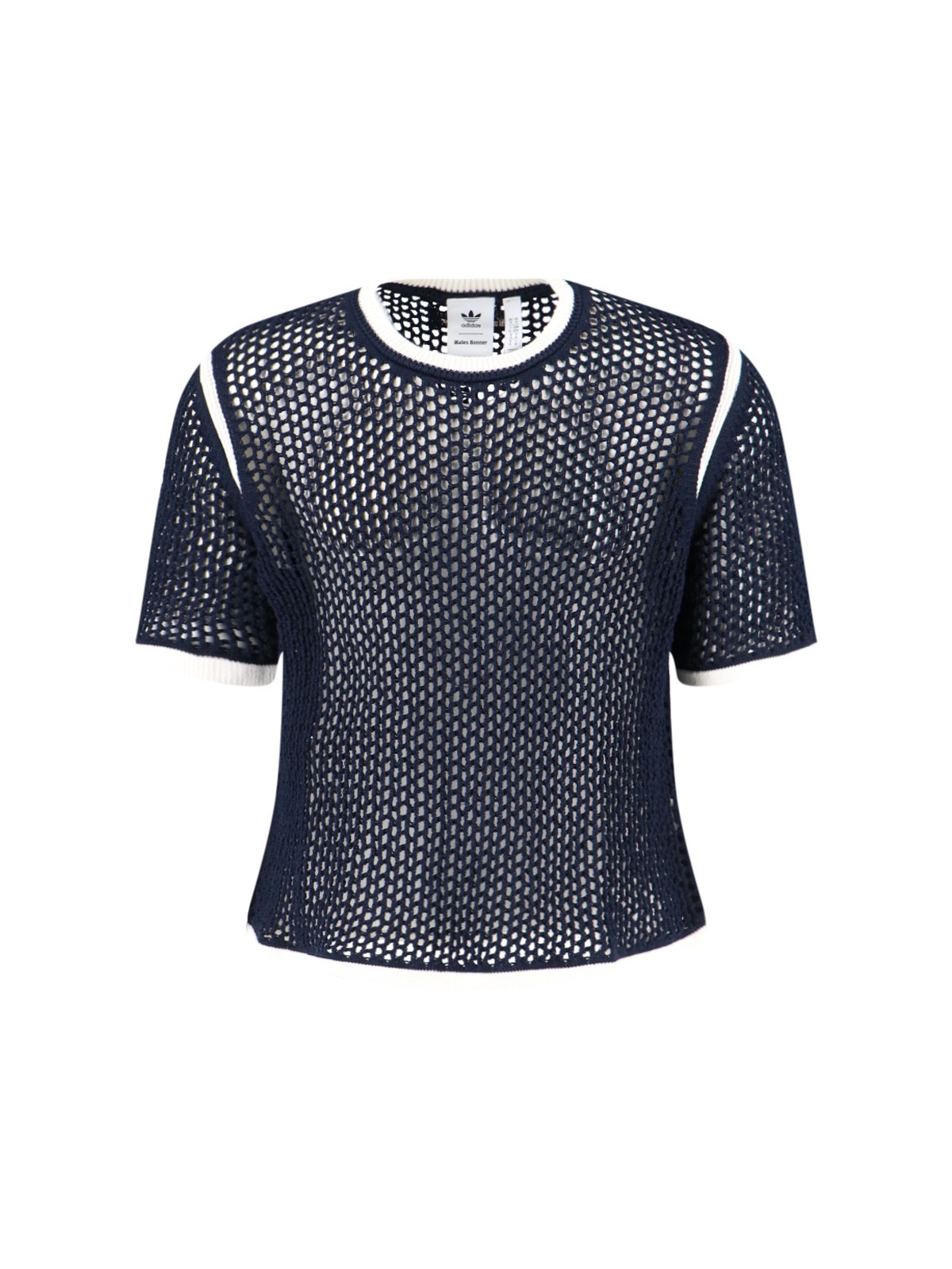 Adidas X Wales Bonner Navy Blue Crochet Wales Bonner X Adidas T-shirt