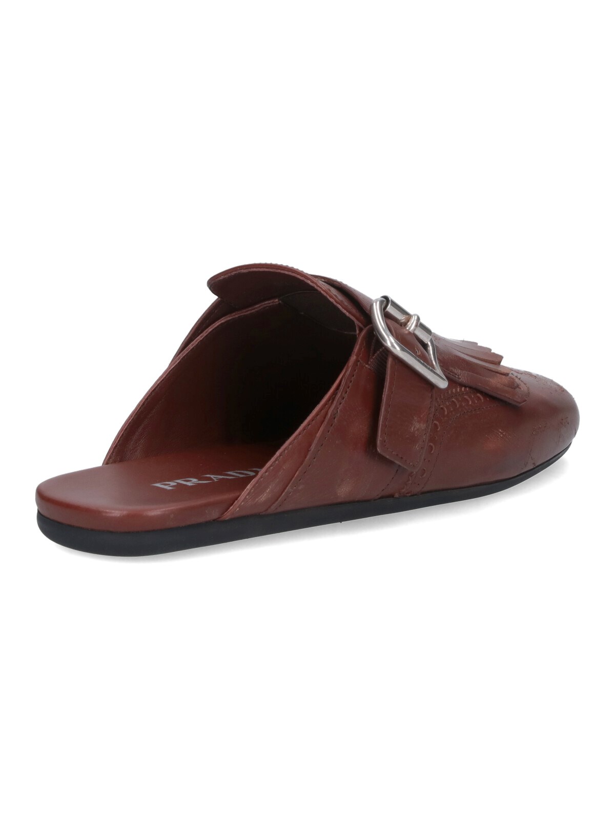 【関税込み】prada SHUFFLE' SABOTS Prada 'Shuffle' Sabots in Black | Lyst
