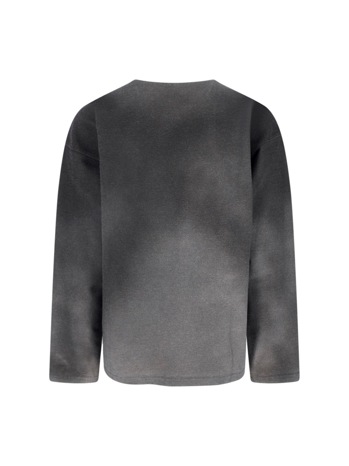 スウェット・トレーナー DIESEL 'S-Ruben' sweatshirt Men's Sweatshirt with distressed front | Grey | Diesel