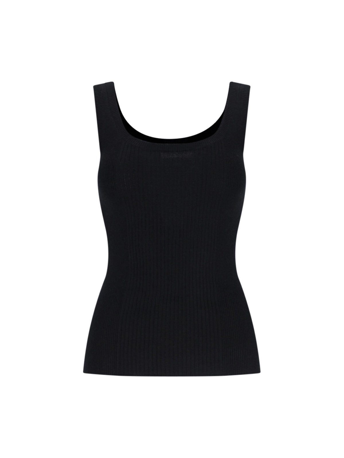 6397 Tank Top In Maglia In Black