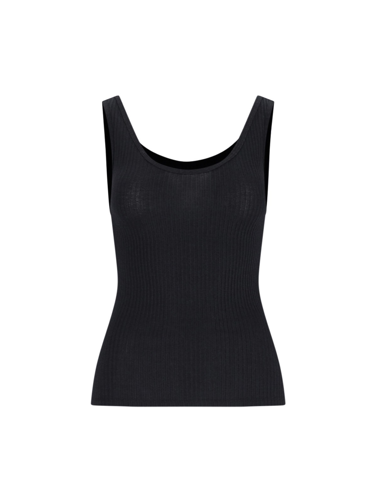 6397 Tank Top In Maglia In Black