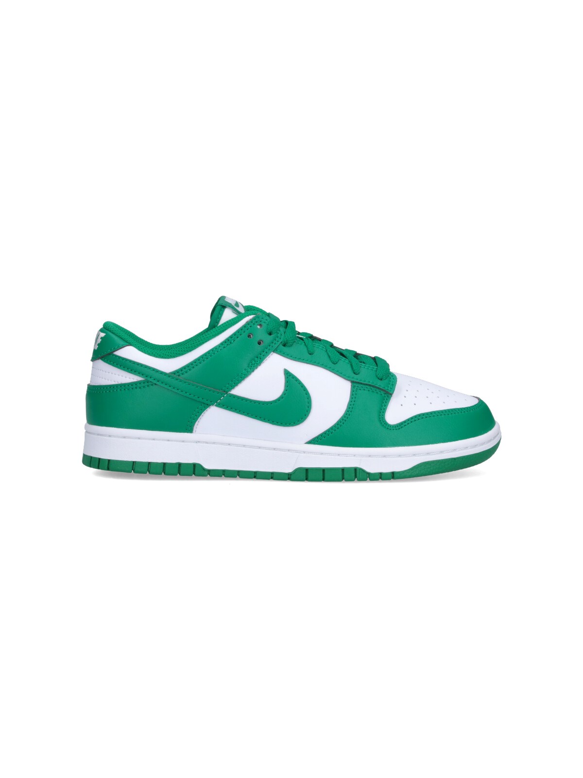 Nike "dunk" Low-top Sneakers In Green