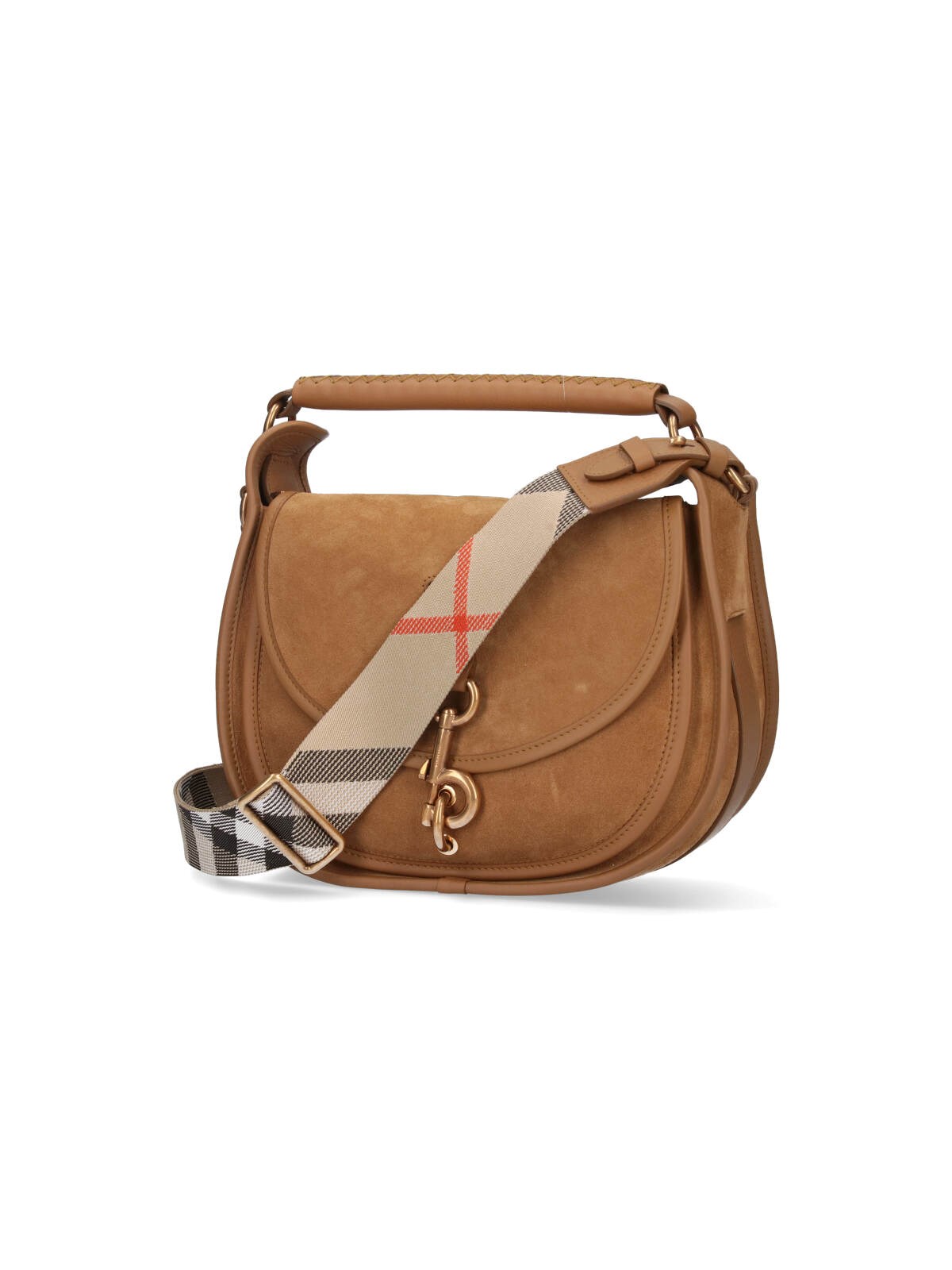 トートバッグ Burberry SS25 'B Clip' mini shoulder bag (8109122 HEBDEN) B Clip Shoulder Bag in Hebden - Women, Leather | Burberry