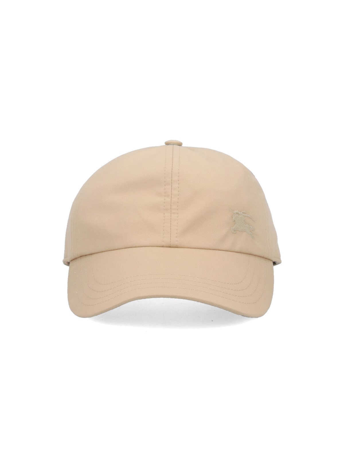 Burberry Equestrian Knight Design Cotton Gabardine Baseball Cap In Neutral