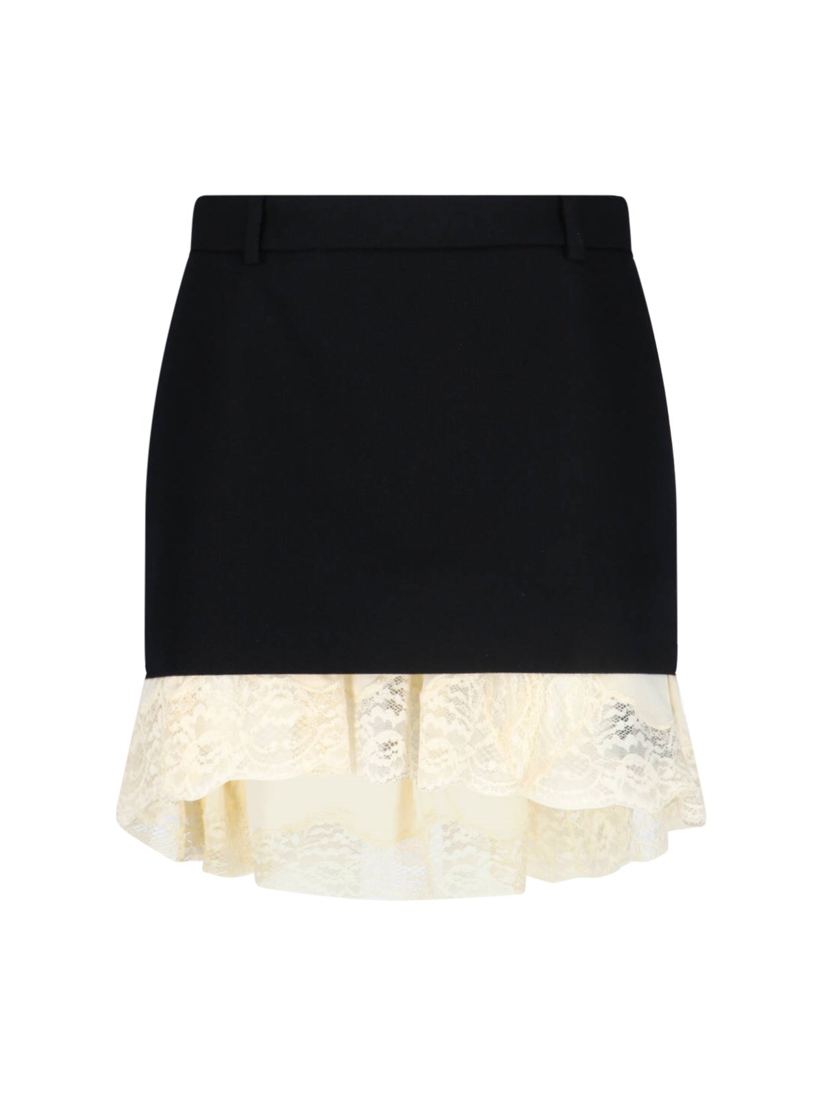 Shop Balenciaga Tailored Mini Skirt In Black