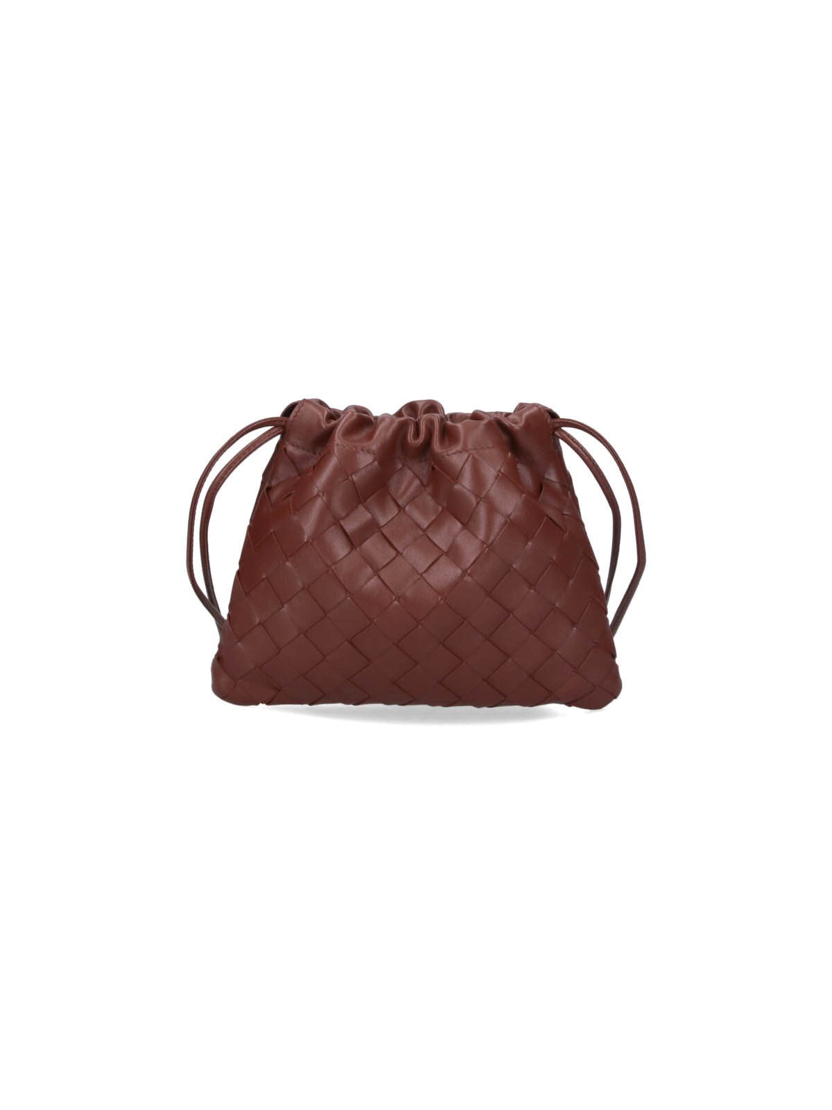 Bottega Veneta Small Clutch "dustbag" In Brown