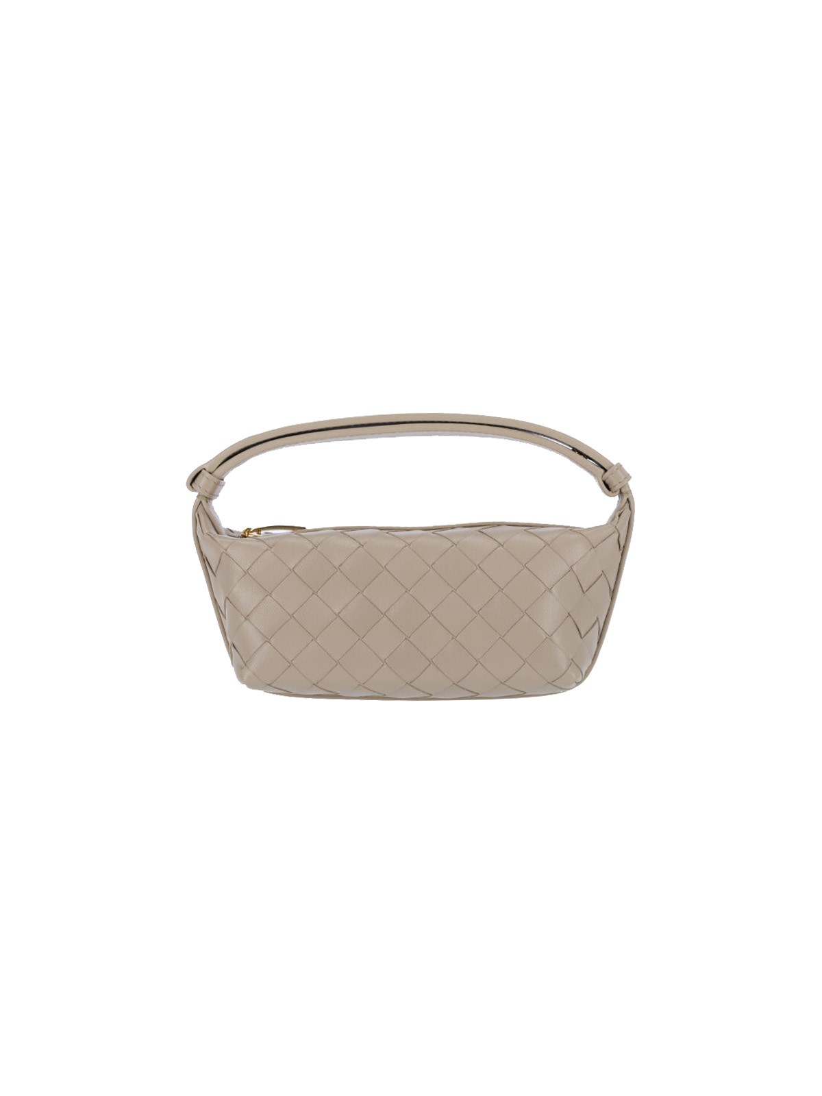 Bottega Veneta Mini Wallace Ecru Bag In Taupe