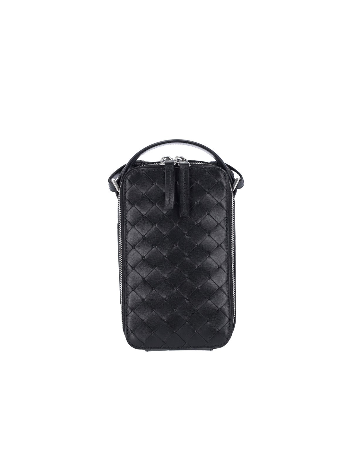 Bottega Veneta Leather Smartphone Case Intrecciato Motif In