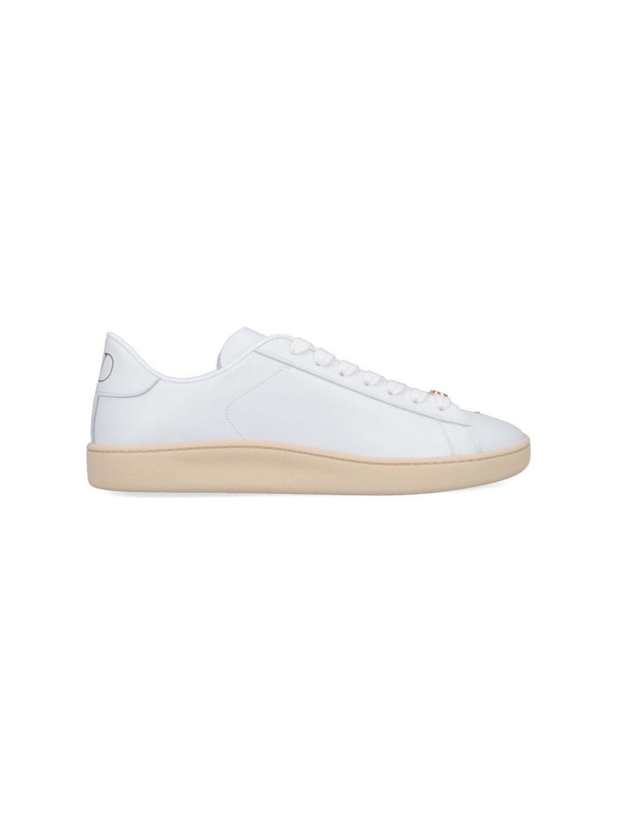 Valentino White Leather Vlogo Signature Sneakers In White