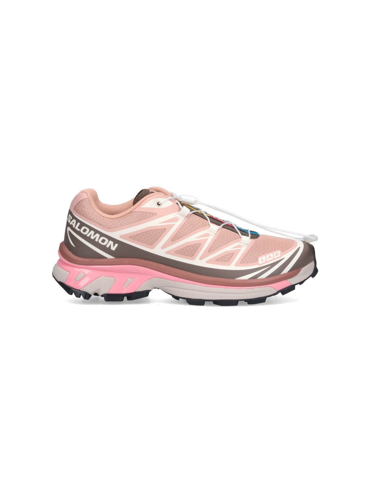 Salomon 'xt-6' Pink Sneaker With Logo Applied On The Tongue And Chunky Sole In Pink