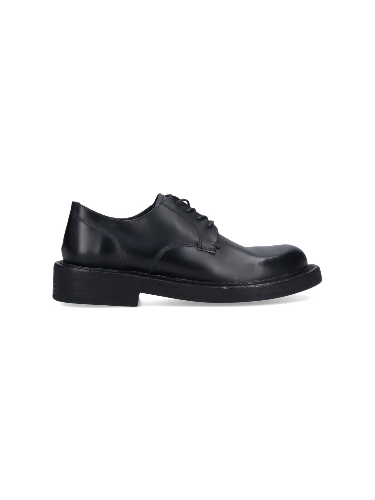 Berner Kuhl Mid Heel' Derby Shoes - Black In Black