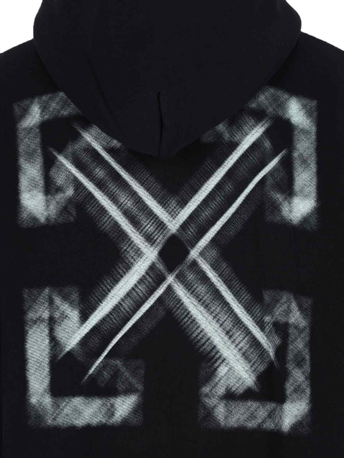 【送料&関税込】Off-White Sweatshirt With vibe Arrow Print Off-White Sweatshirt With 