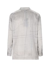 GIORGIOARMANI シルクトップス Giorgio Armani Geometric Silk Button-Up Shirt | Saks Fifth