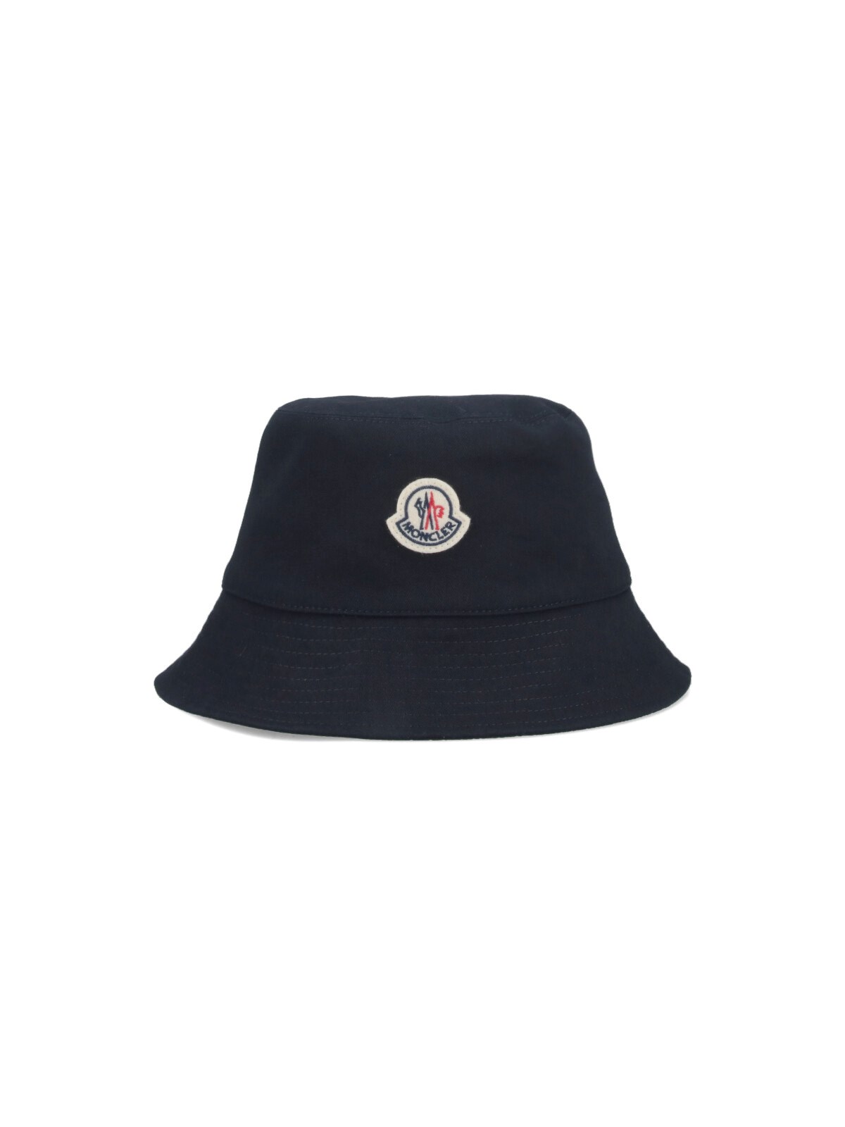Moncler Logo Bucket Hat In Black