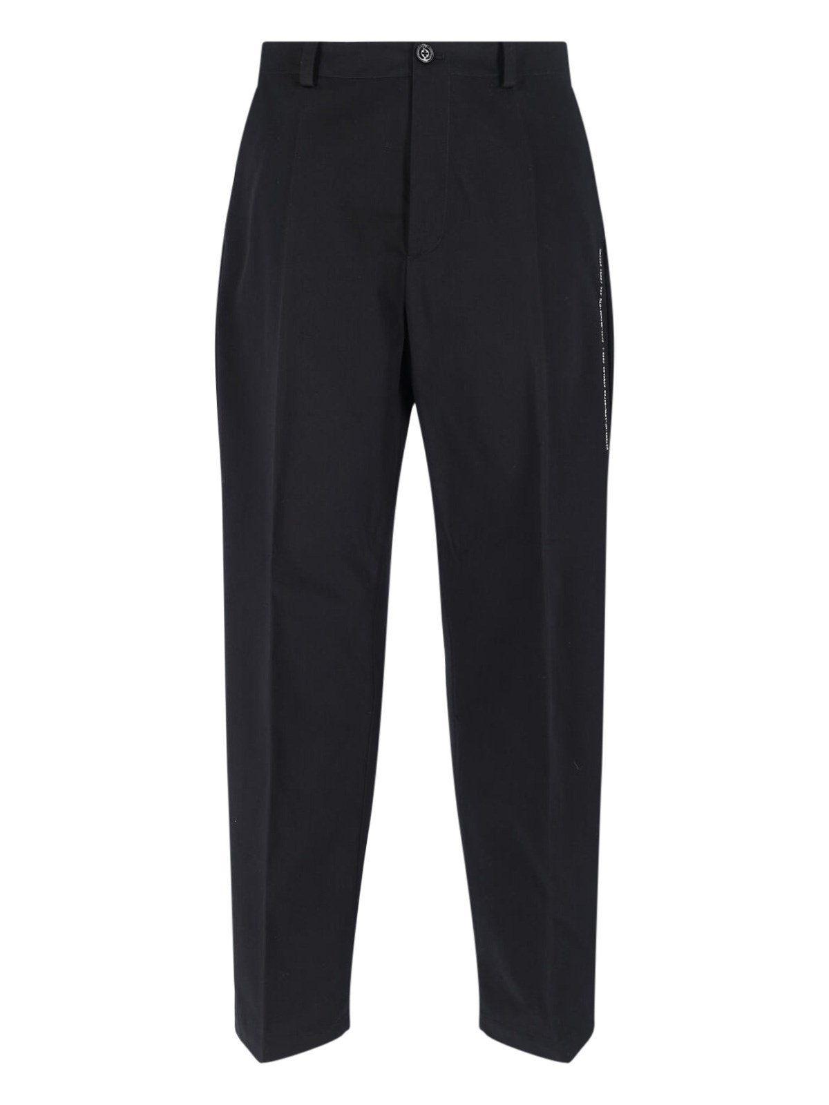 Moncler Genius Genius X Frgmt Logo Straight Trousers In Black