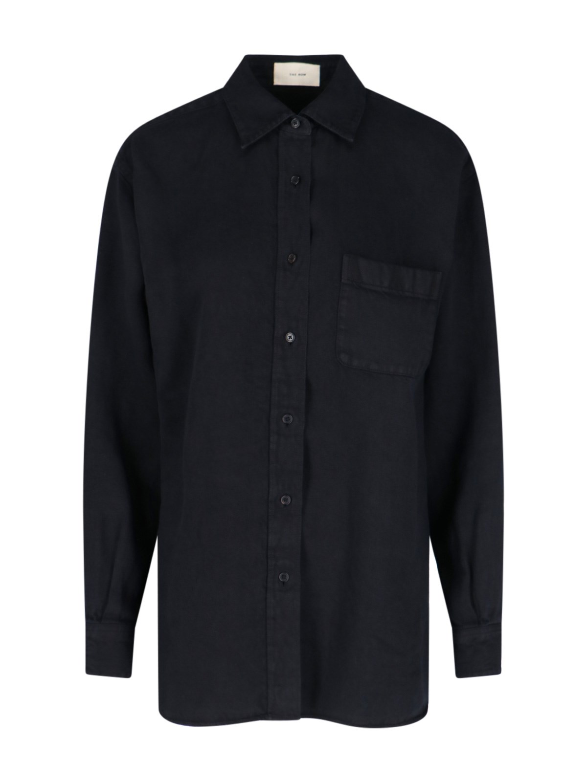 THE ROW 'NESSON' LINEN DENIM SHIRT