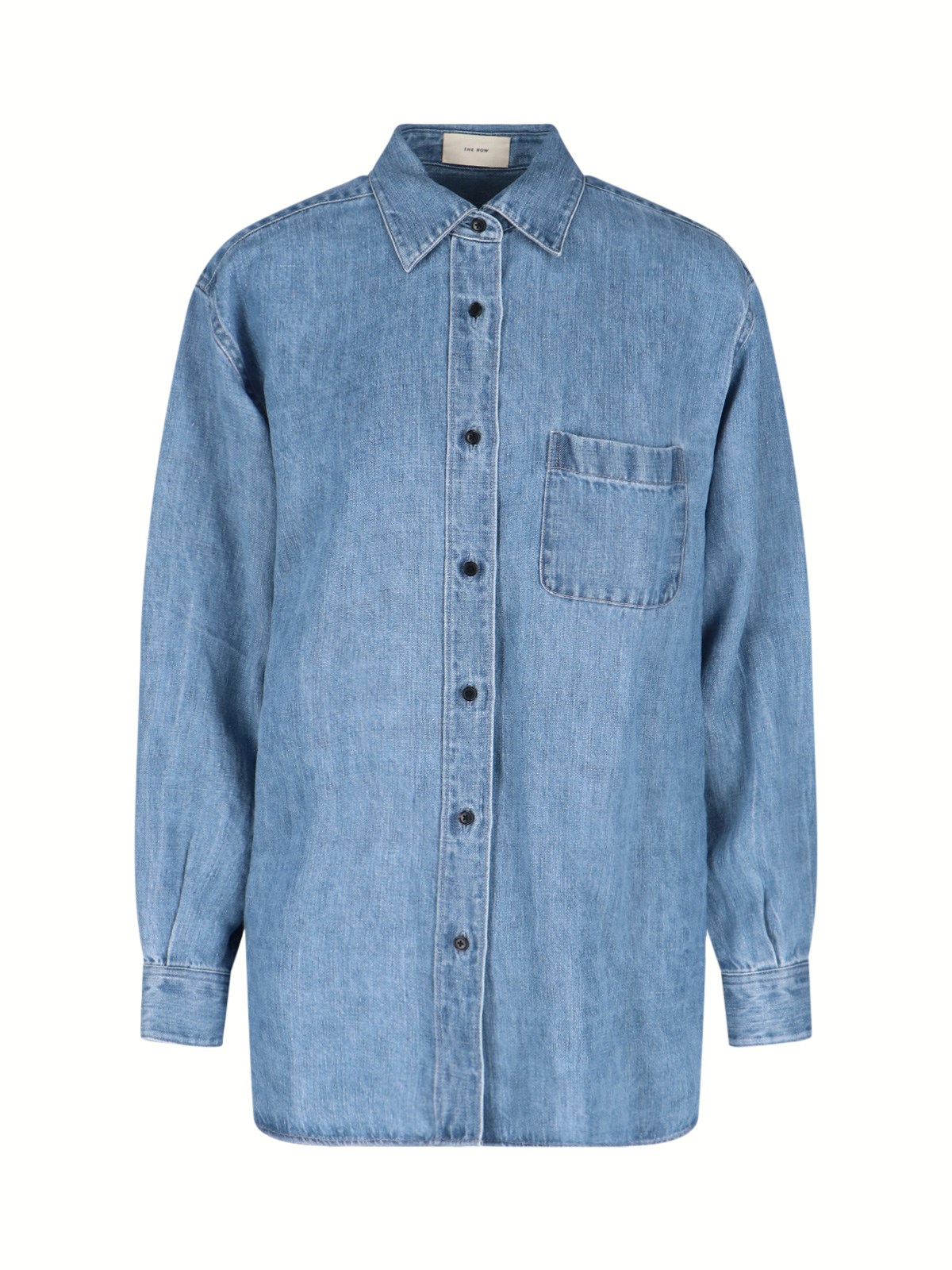 THE ROW 'NESSON' LINEN DENIM SHIRT