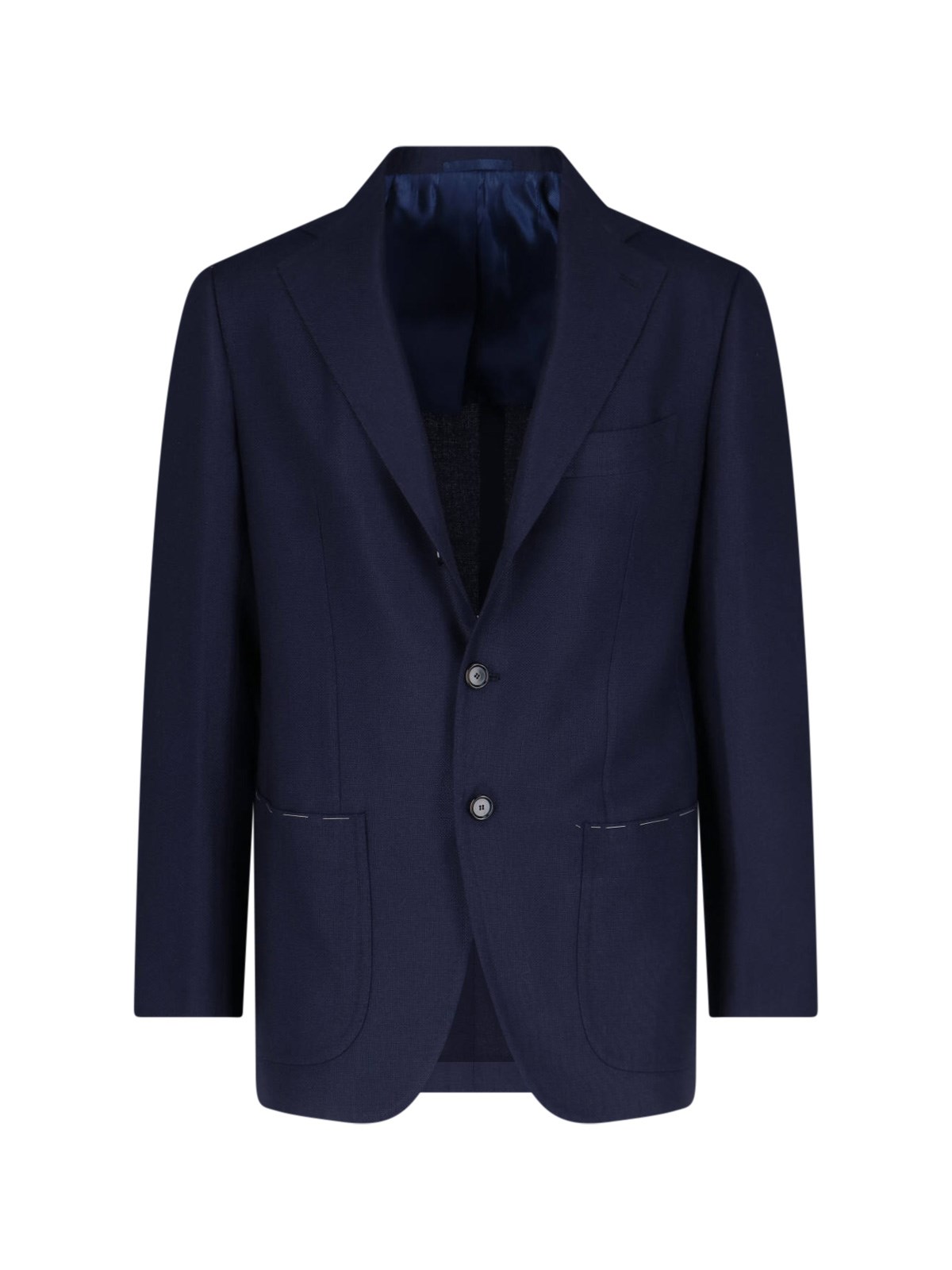 Cesare Attolini Single-breasted Blazer In Blue