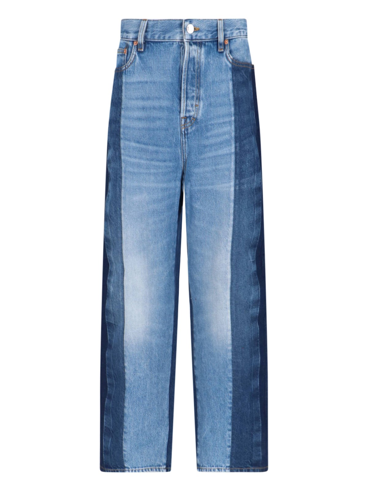 Gucci 'petite' Baggy Jeans In Light Blue