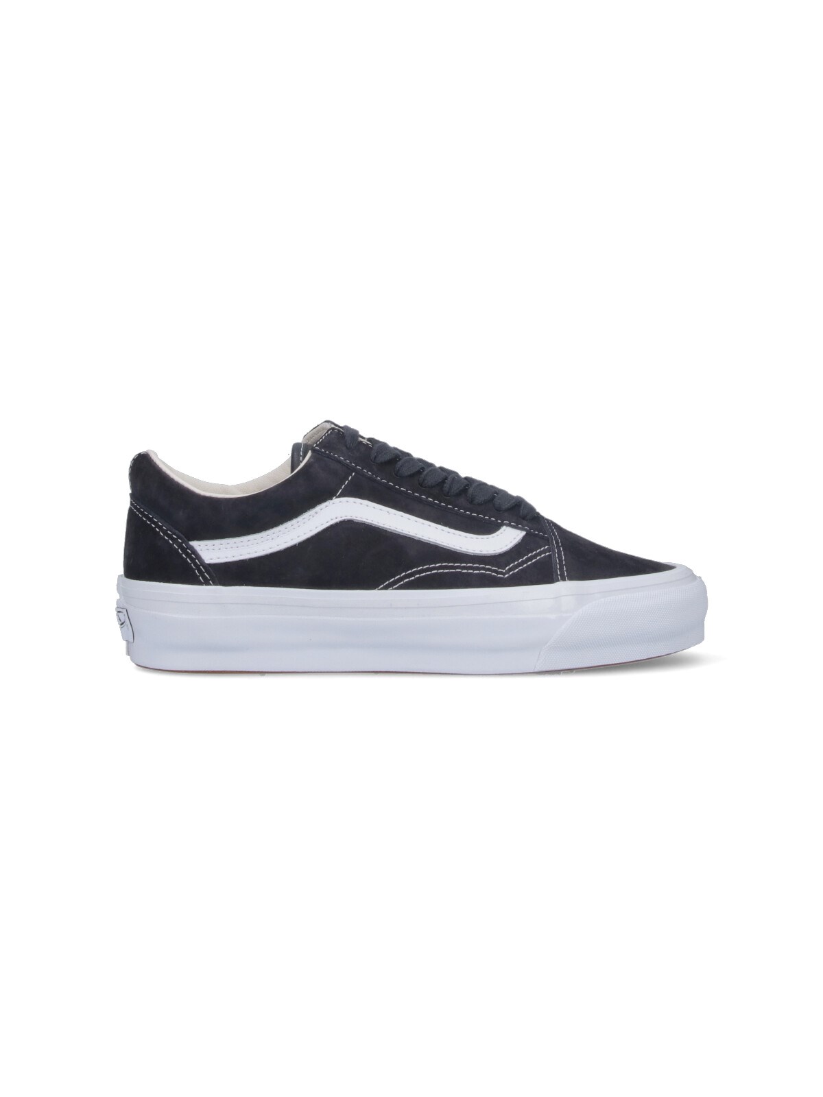 Vans Low Top Sneakers Contrast Stripe In Black