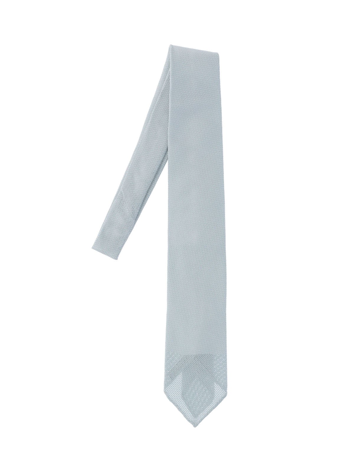 Cesare Attolini Slim Design Bow Ties And Ties Collection In Light Blue