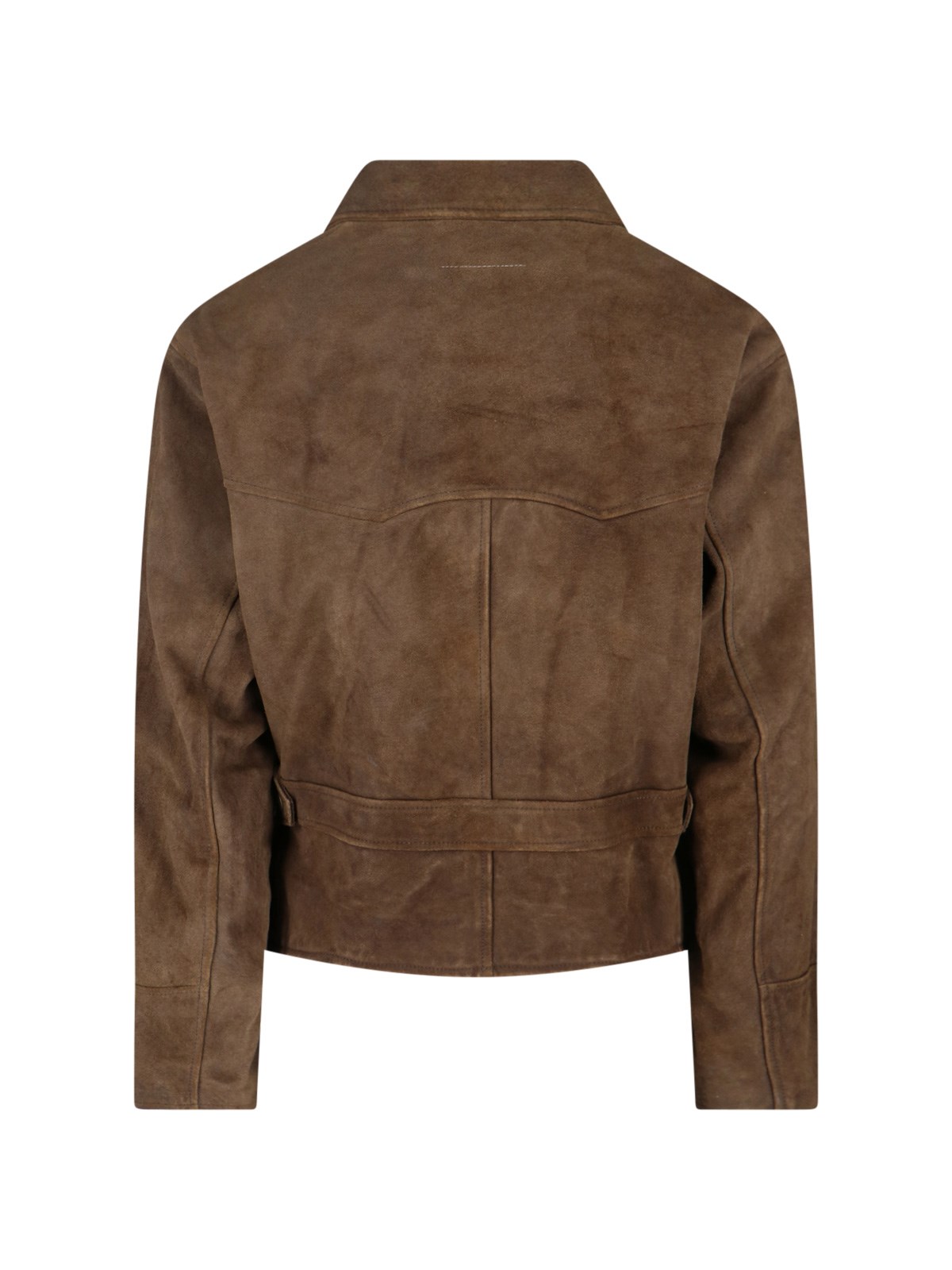 Mm6 maison margiela Suede biker jacket available on SUGAR - 183702