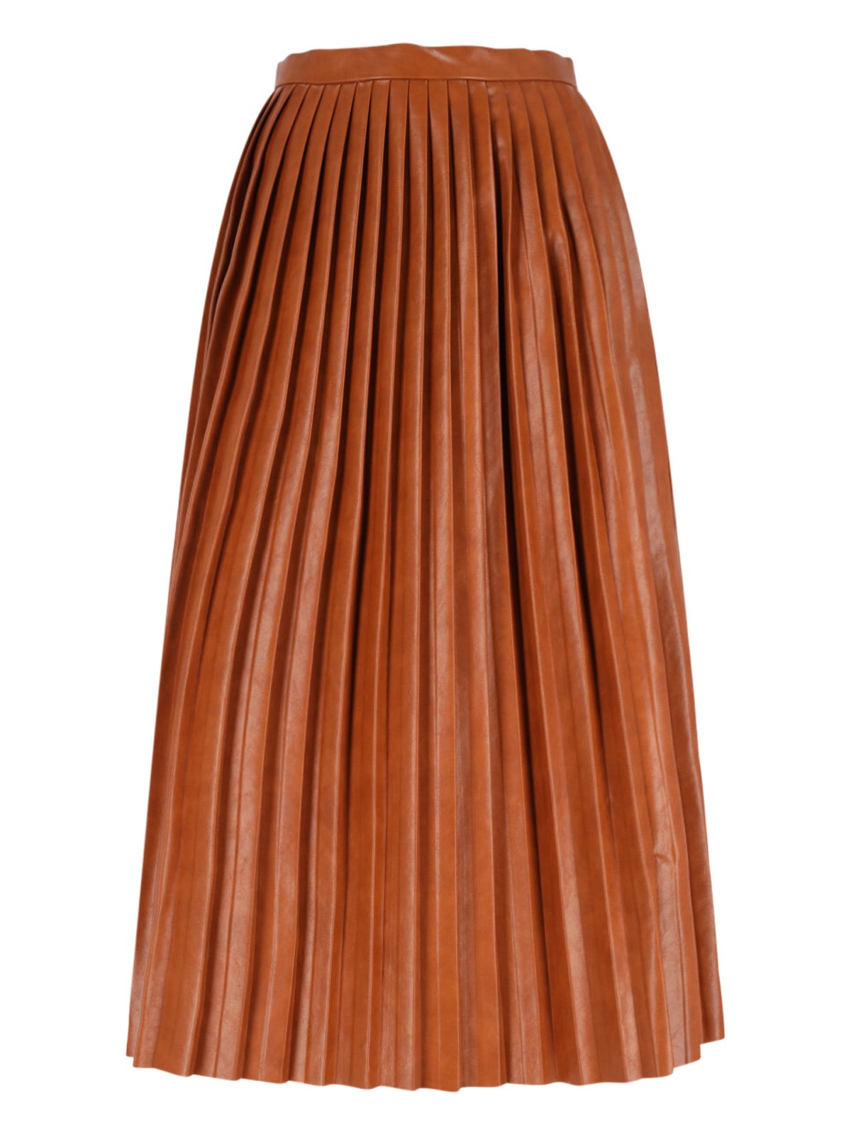 Mm6 Maison Margiela High Waist Pleated Midi Skirt