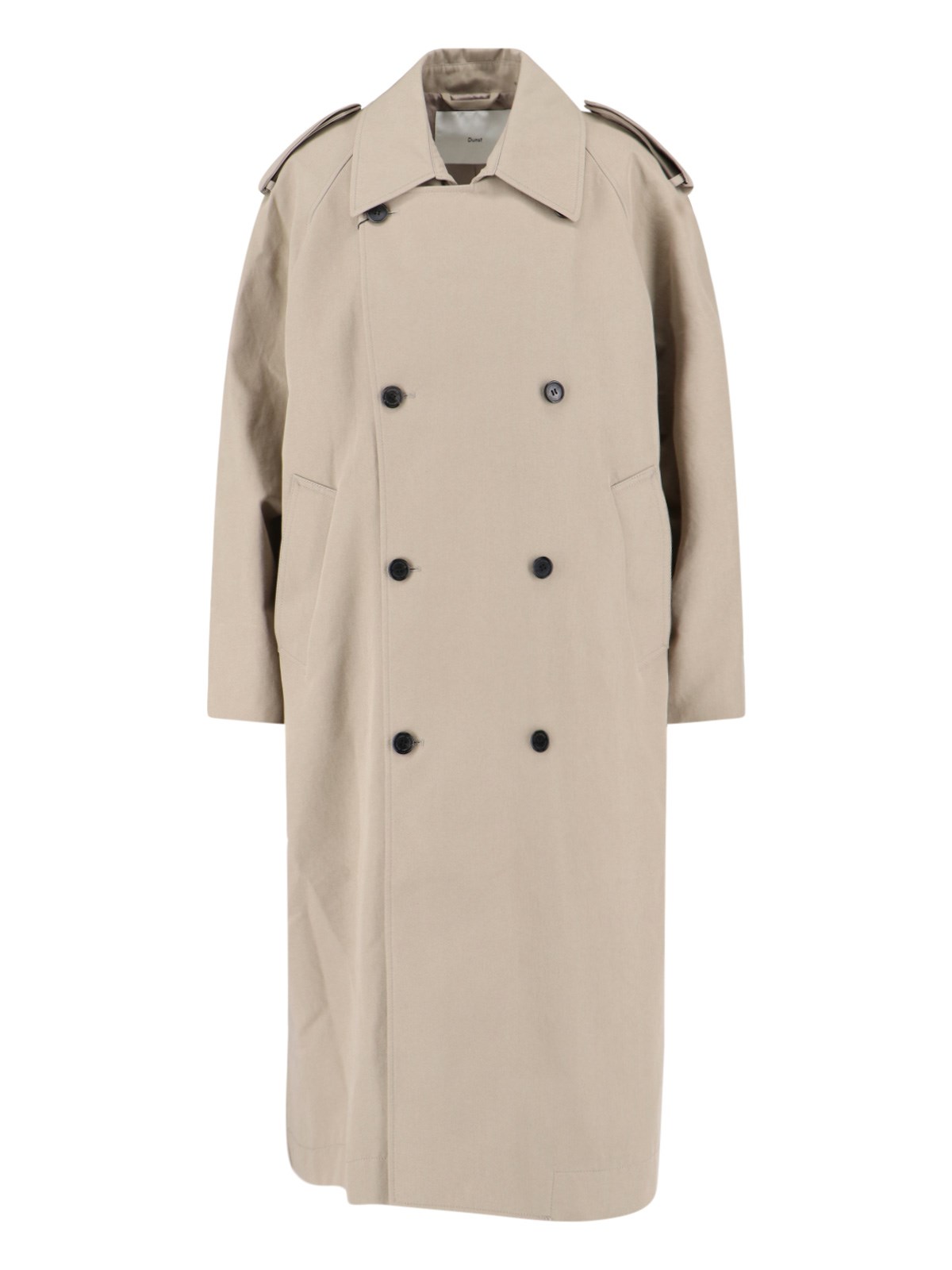 Dunst Cotton Blend Trench Coat In Neutral