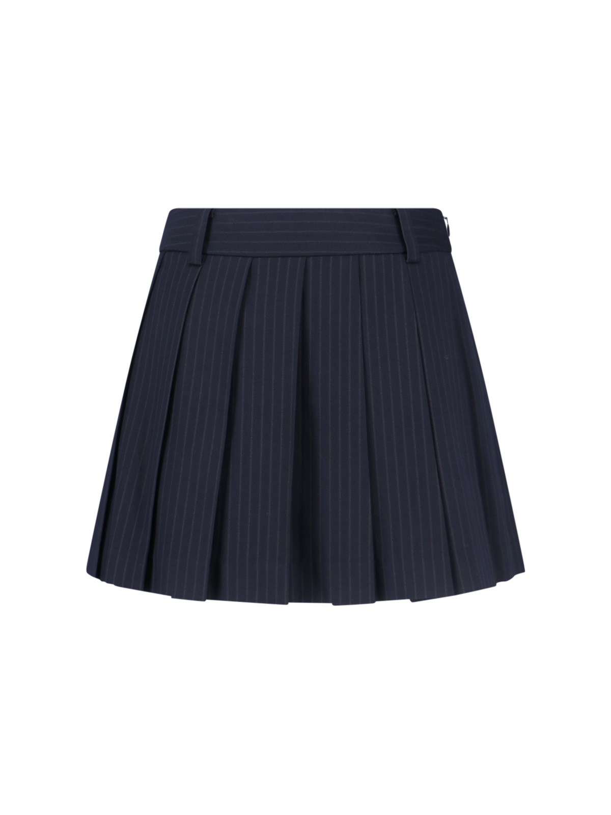 Dunst Pleated Mini Skirt In Blue