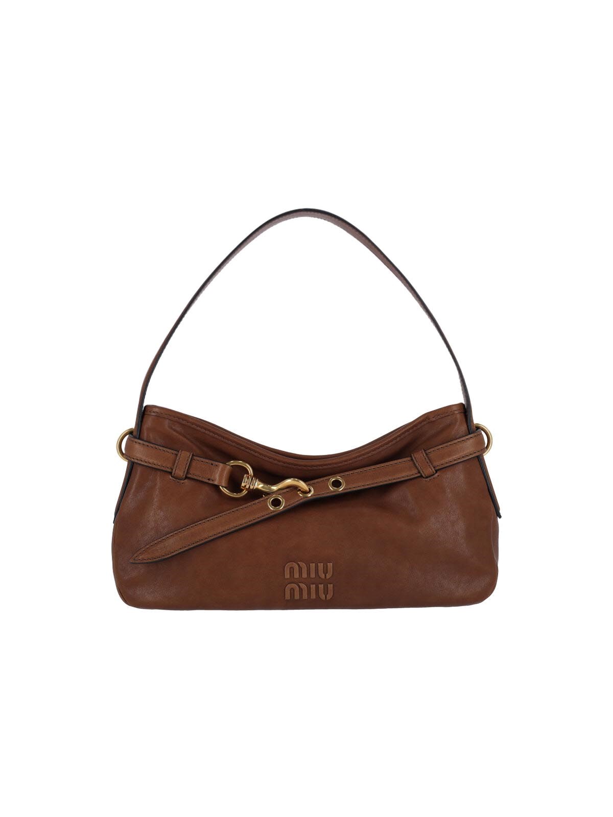 Miu Miu Logo Shoulder Bag