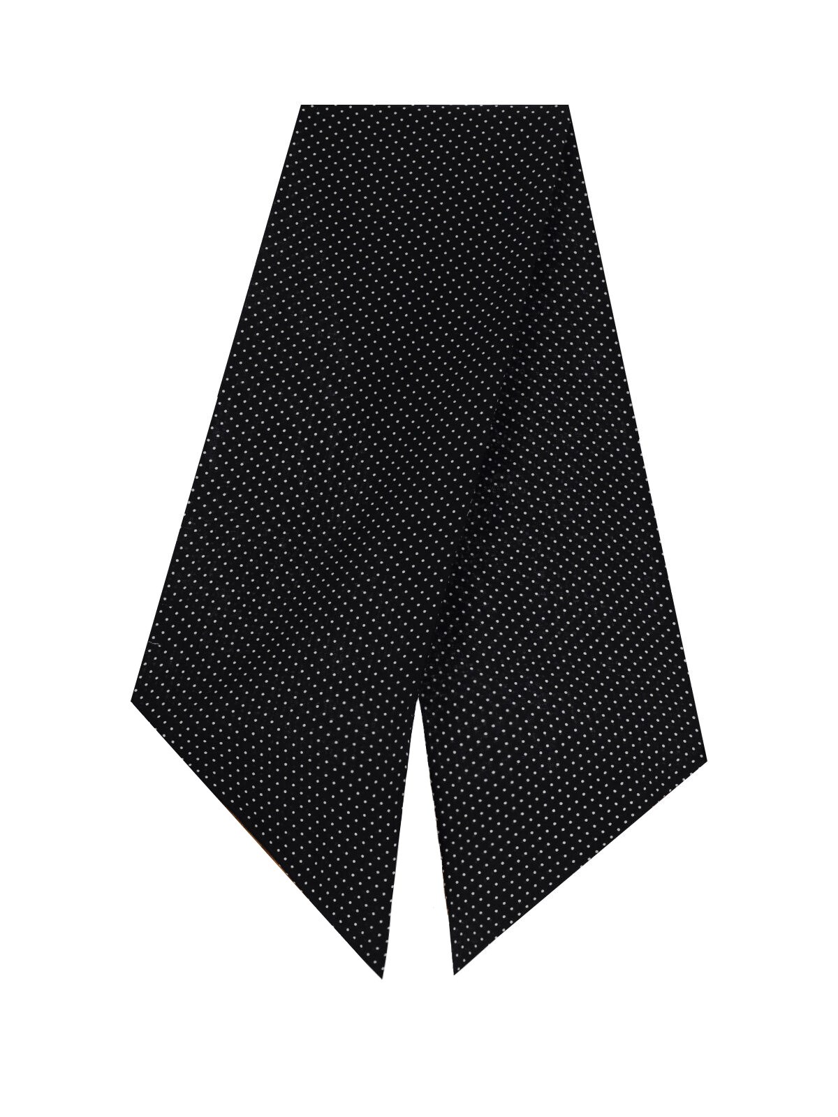 Destin Wool Polka Dot Scarf In Black