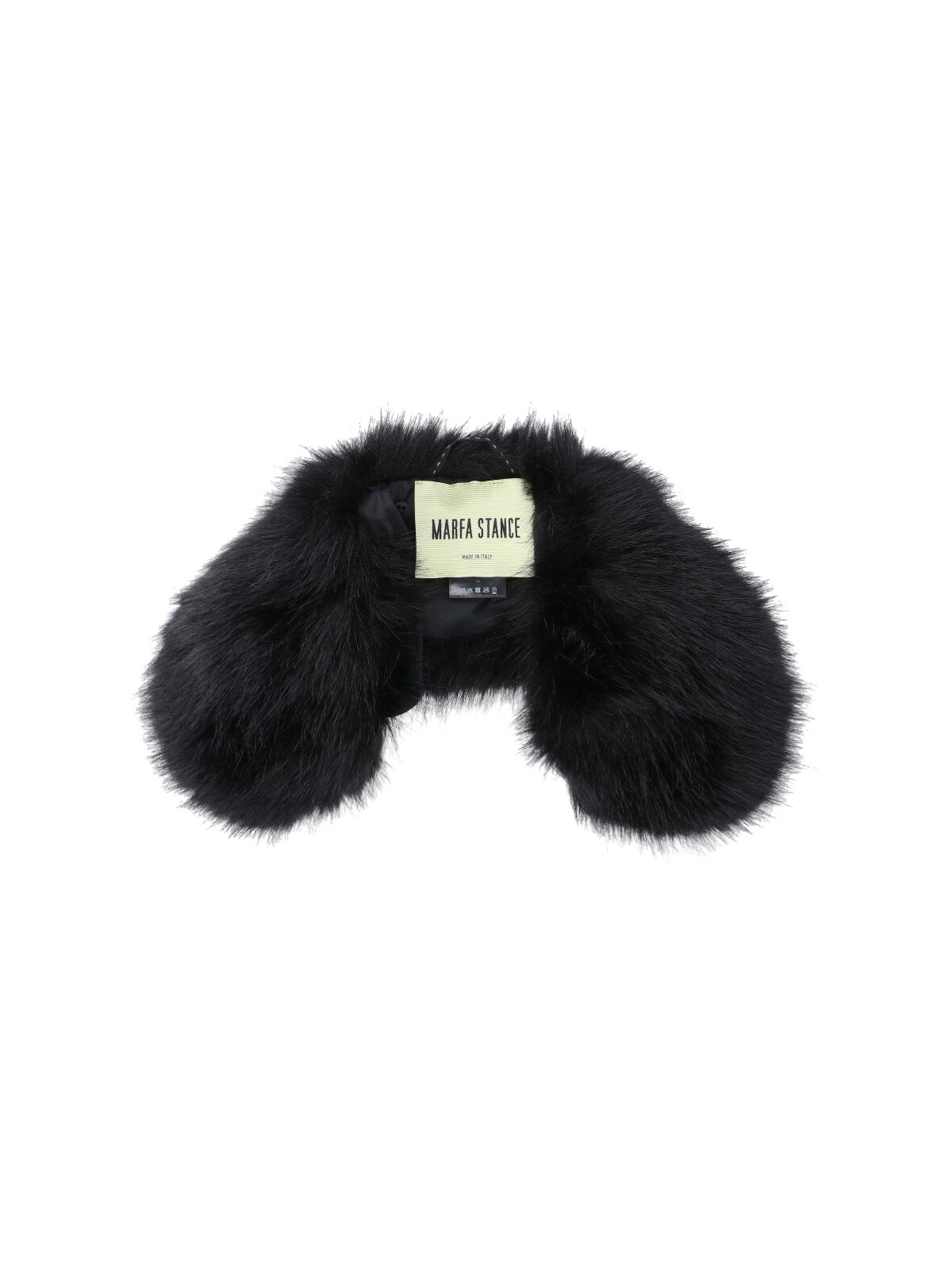 Marfa Stance Faux Fur Collar In Black