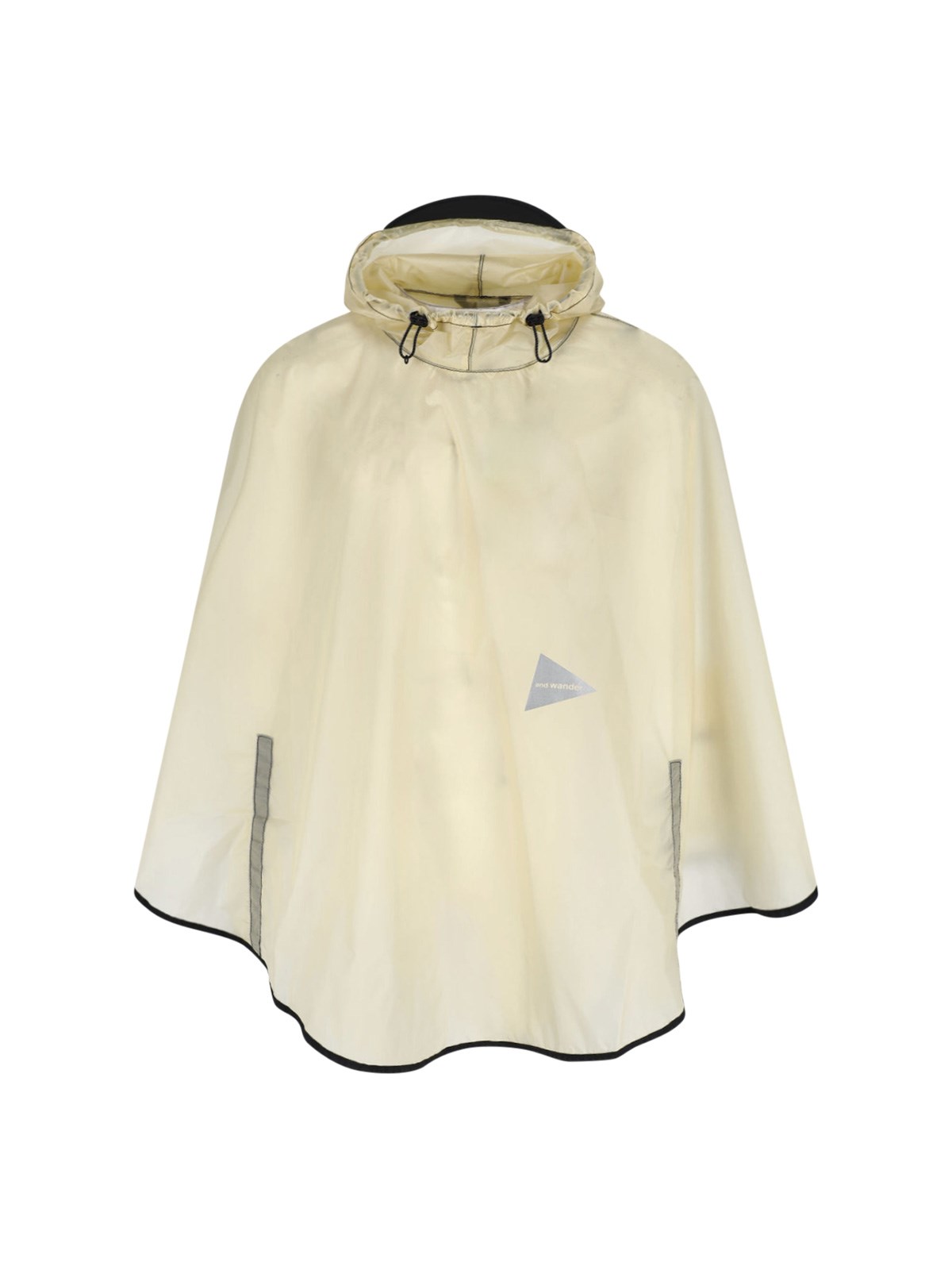 And Wander Sil Poncho In White