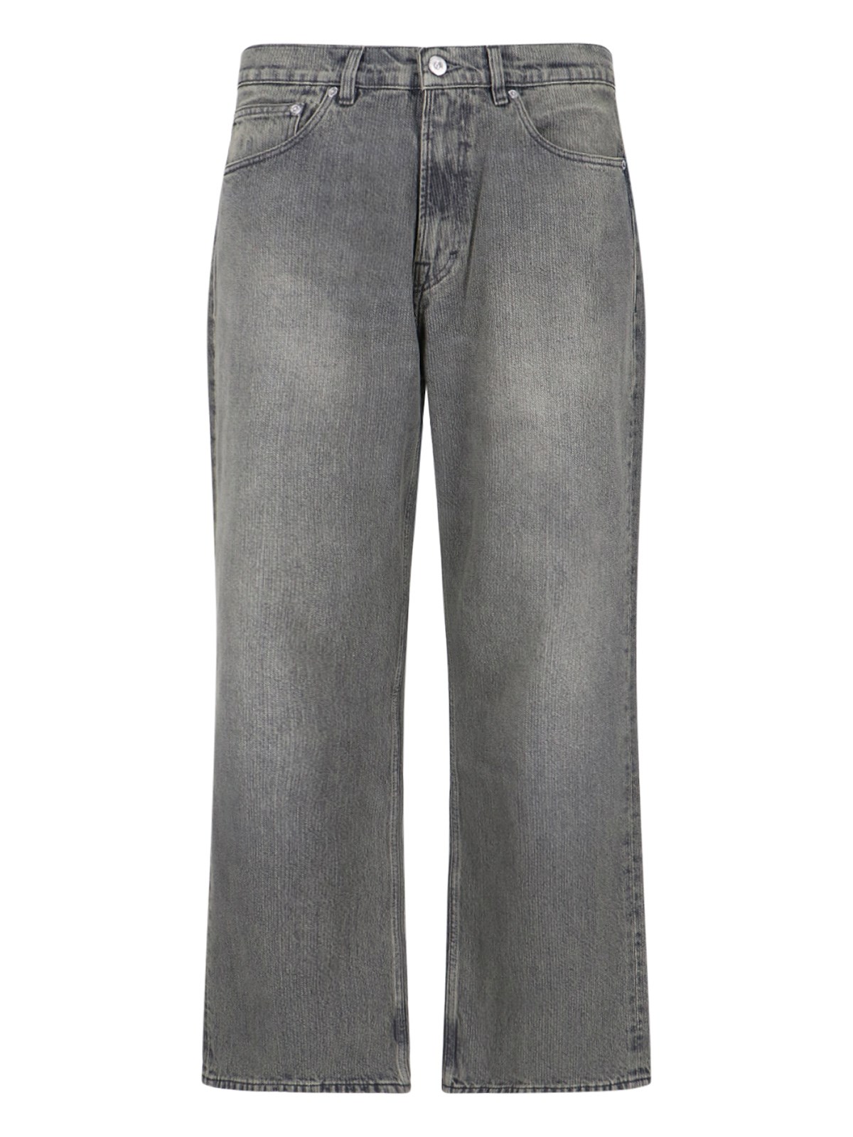 Our Legacy Third Cut Faded Straight Jeans In Gray